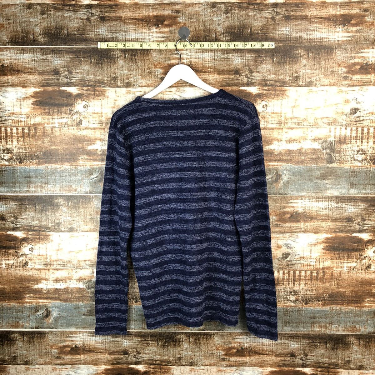 semanticdesign Semantic Design Stripes Blue long sleeve #A1370 Size US L / EU 52-54 / 3 - 12 Thumbnail