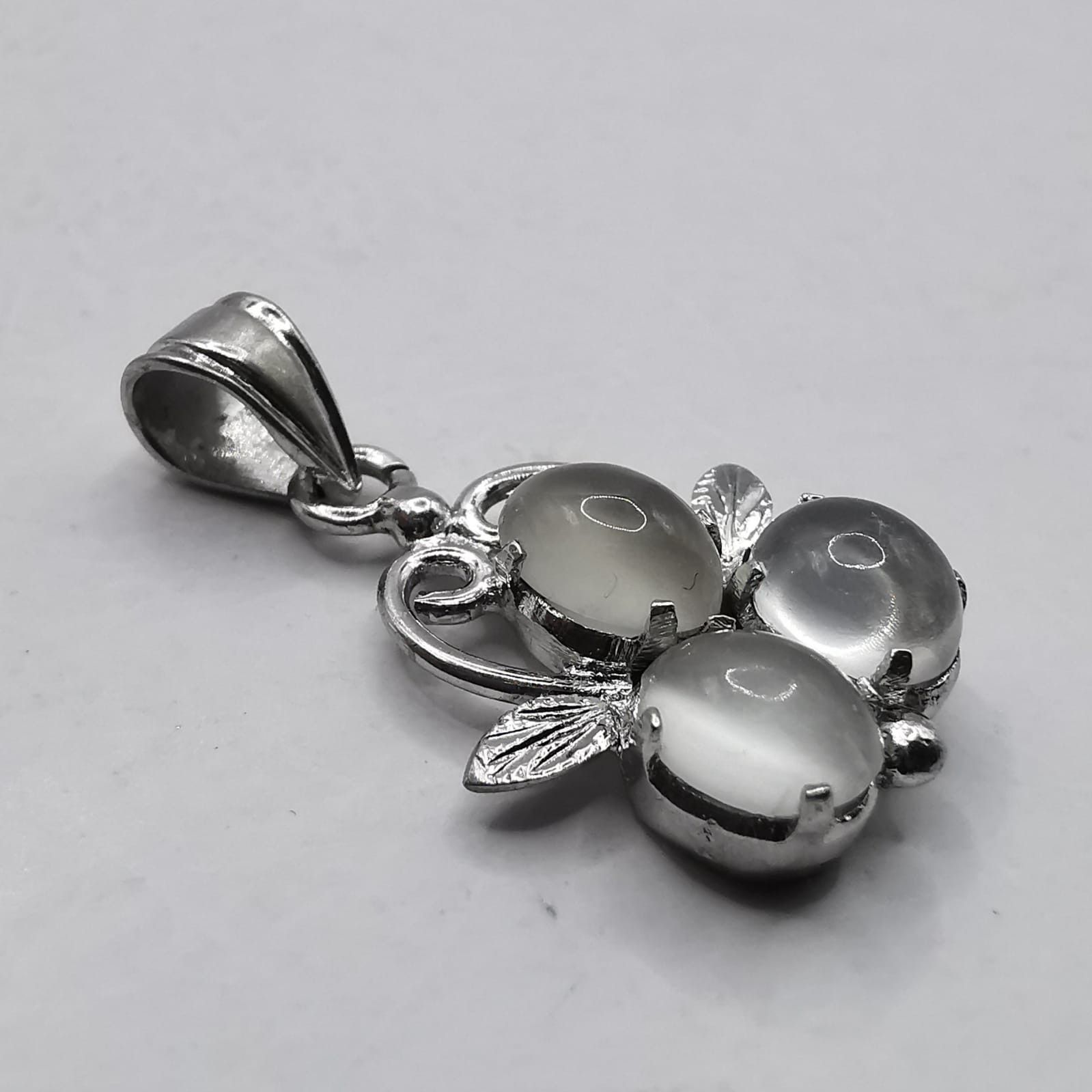 Sterling Silver Vintage Pendant "Moonstone" 925 Sterling Silver 2,30g Size ONE SIZE - 1 Thumbnail