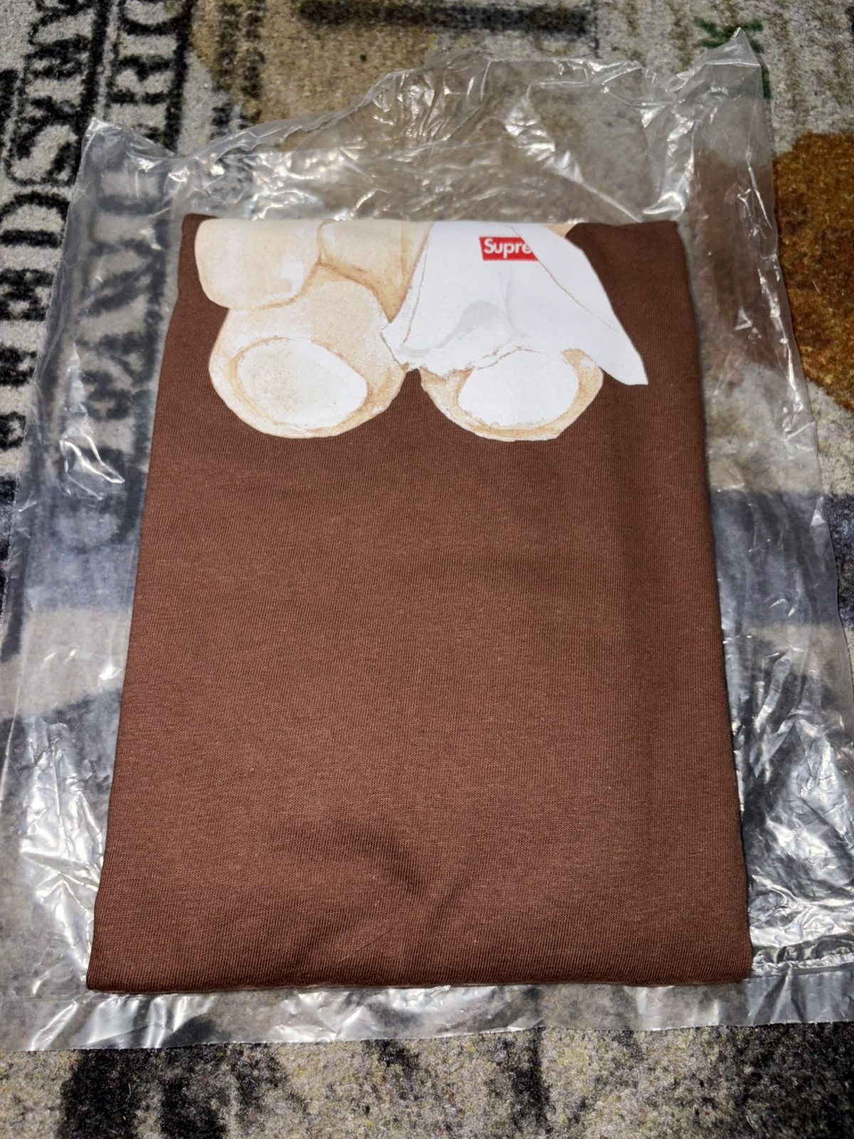 Supreme Supreme Bear Tee Brown Size US XL / EU 56 / 4 - 2 Thumbnail