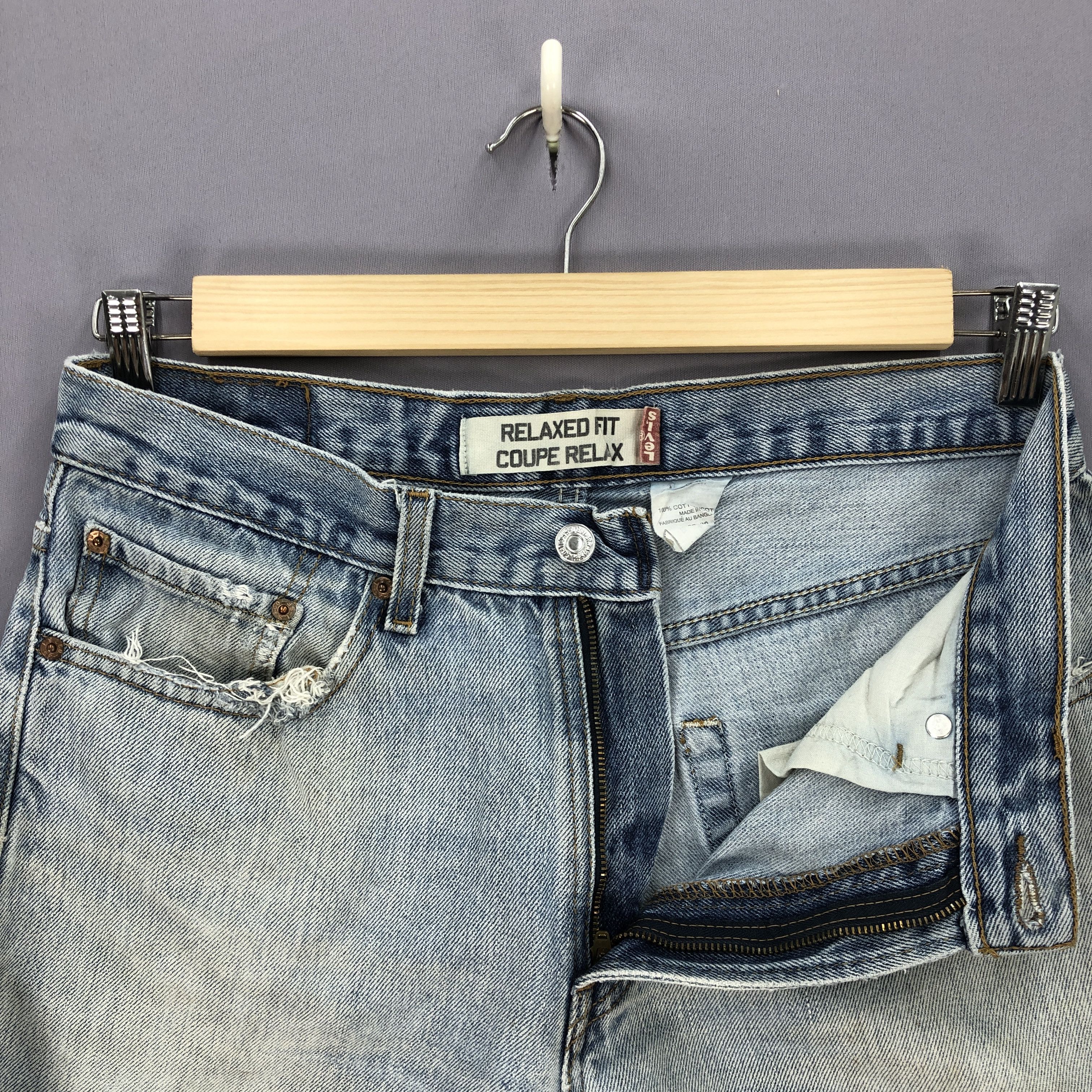 Levi's Vintage Levis Sun Faded Jeans Levi's Light Wash Denim Pants Size US 32 / EU 48 - 6 Thumbnail