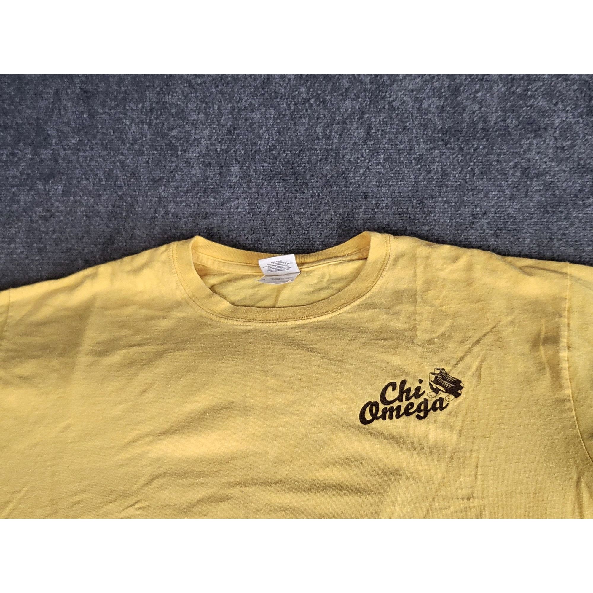 Gildan Chi Omega Tshirt Men Sz L Gildan Ultra Cotton Tacky Prom Dou Size L / US 10 / IT 46 - 2 Thumbnail