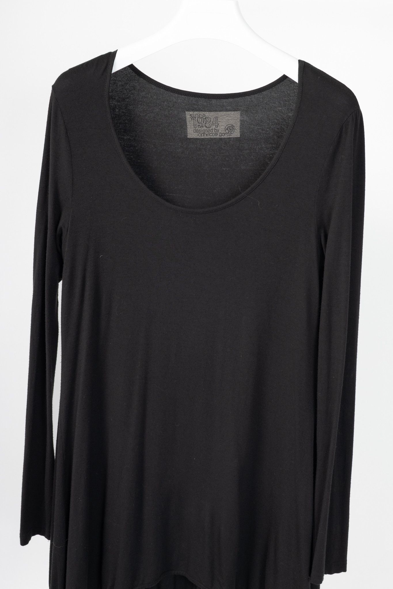 Annette Gortz Annette Gortz Faro Black Jersey Drawstring-Hem Tunic Size M / US 6-8 / IT 42-44 - 3 Thumbnail