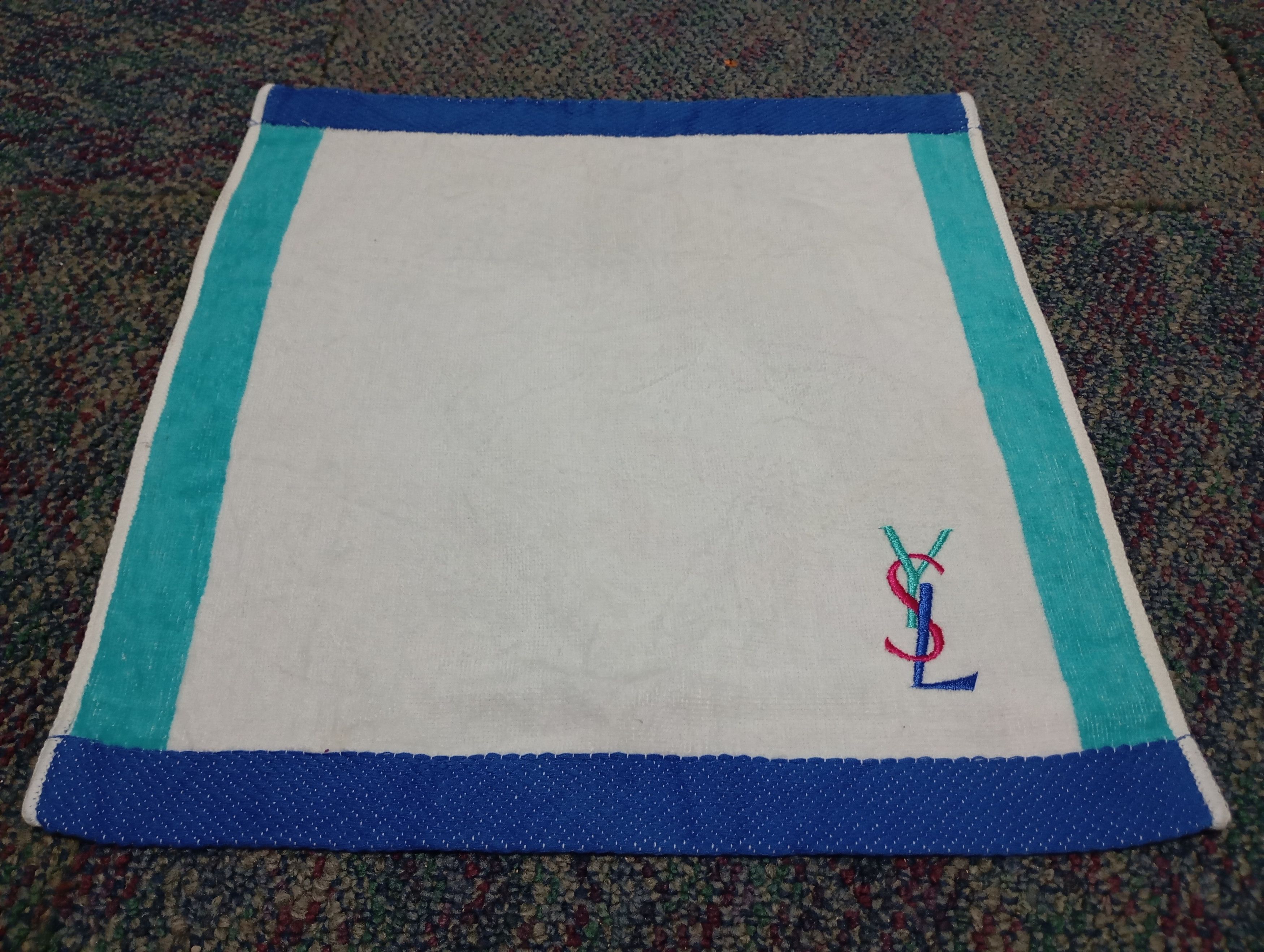 Yves Saint Laurent YSL Yves Saint Laurent Hand Towel Handkerchief Size ONE SIZE - 1 Thumbnail