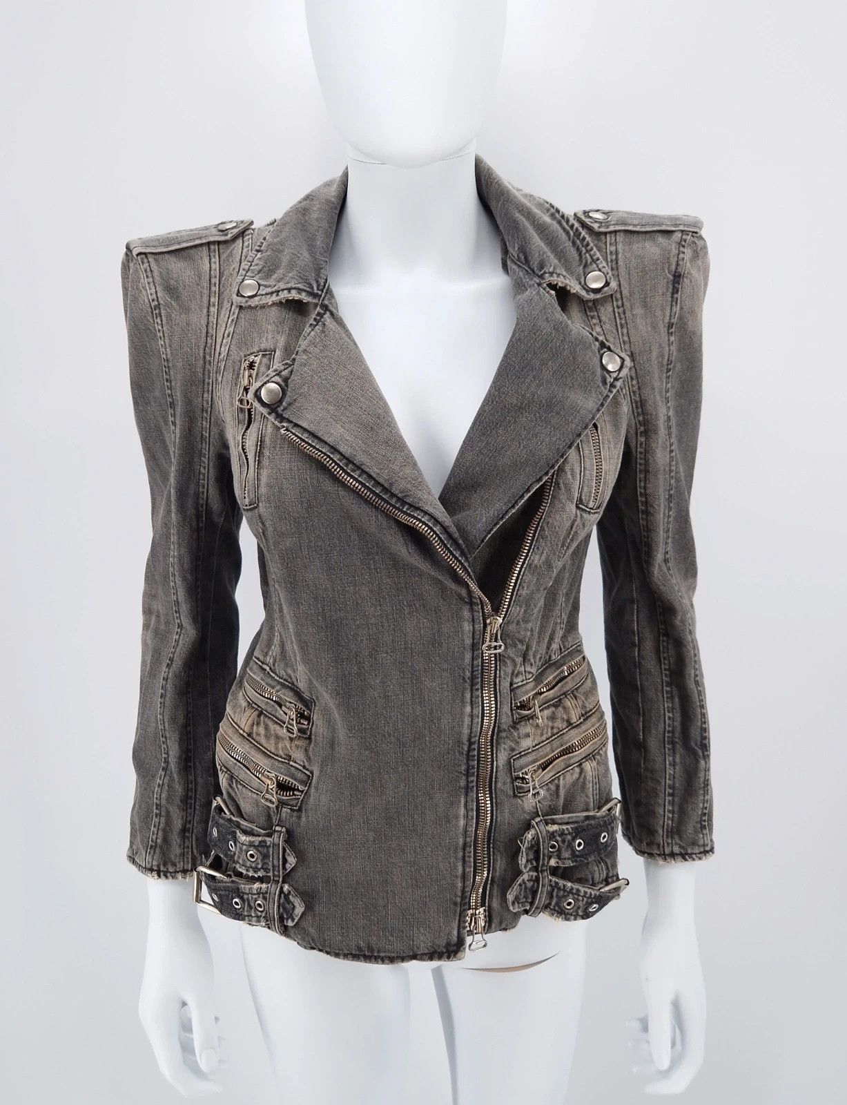 ジャケット・アウター BALMAIN REAL REATHER SHORT JACKET Y2K ジャケット・アウター BALMAIN REAL REATHER SHORT JACKET Y2K