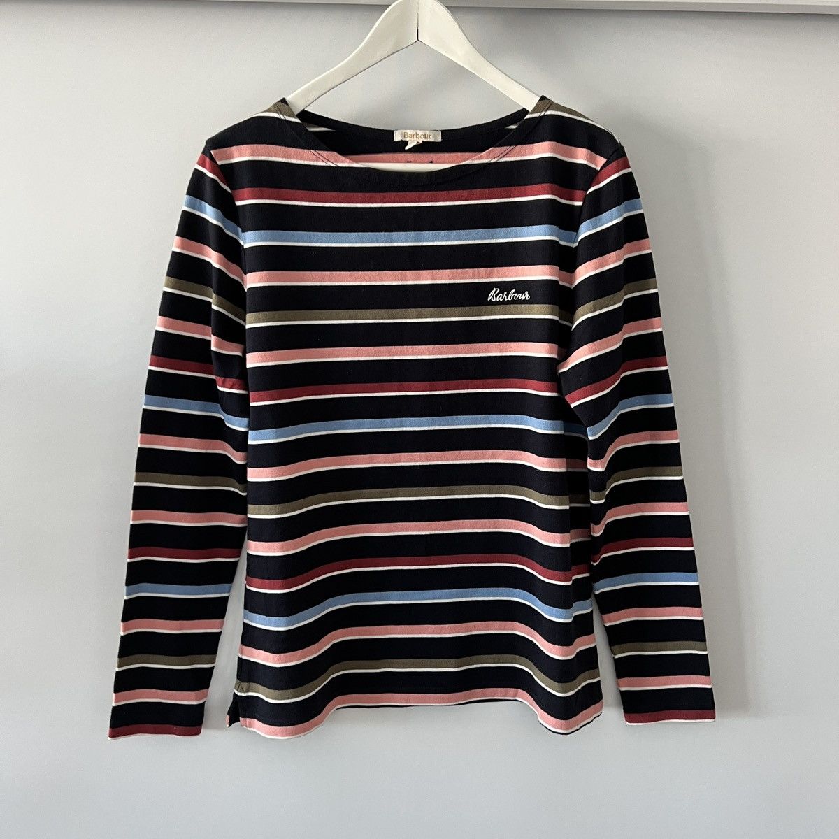Barbour Barbour Hawkins Striped Cotton Top Size US 10 / UK 14 Size L / US 10 / IT 46 - 1 Thumbnail