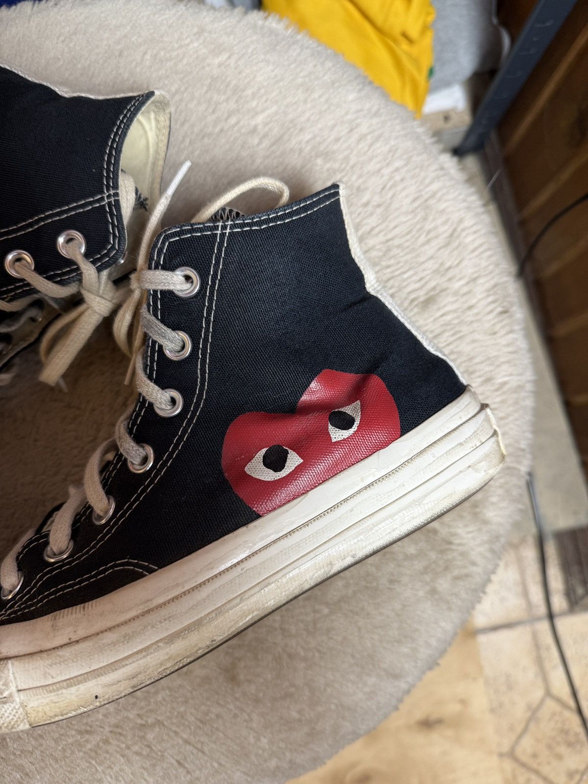 Comme des Garcons COMME des Garçons Converse High Top (Black) Size US 6 / EU 39 - 3 Thumbnail