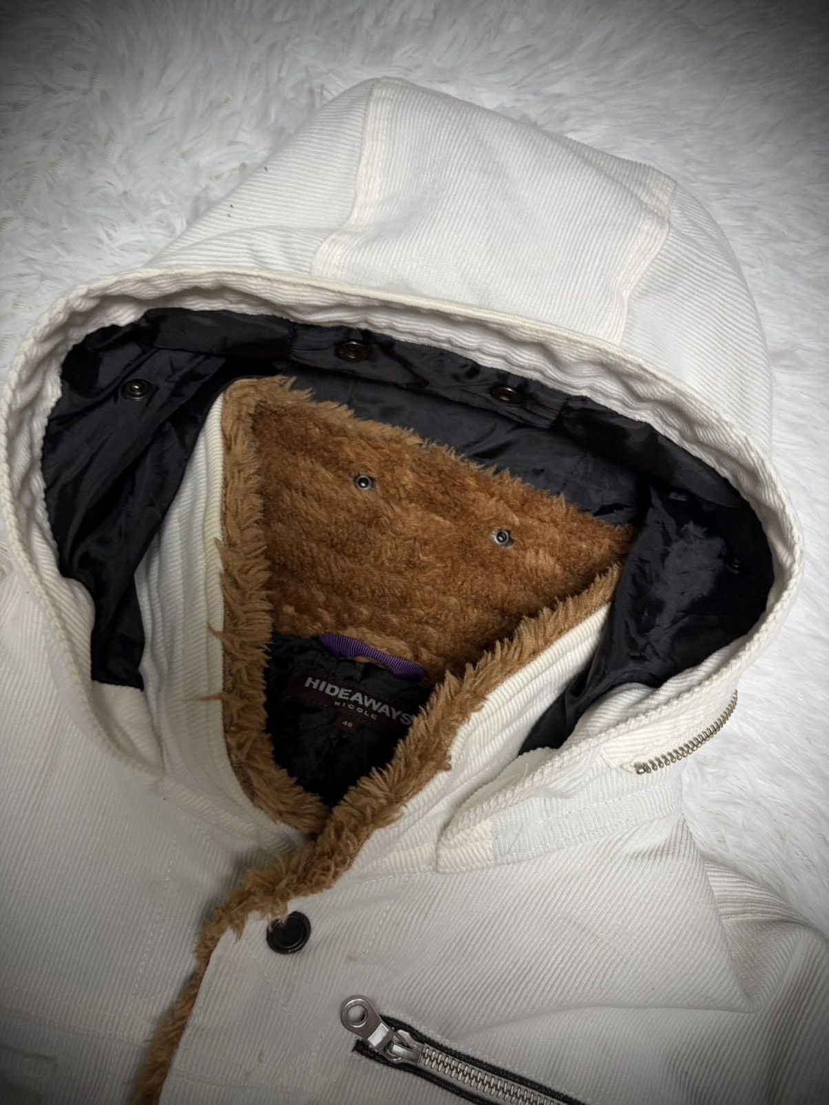 Japanese Brand 00s Hideaways Nicole bono fur jacket vkei Size US S / EU 44-46 / 1 - 2 Thumbnail