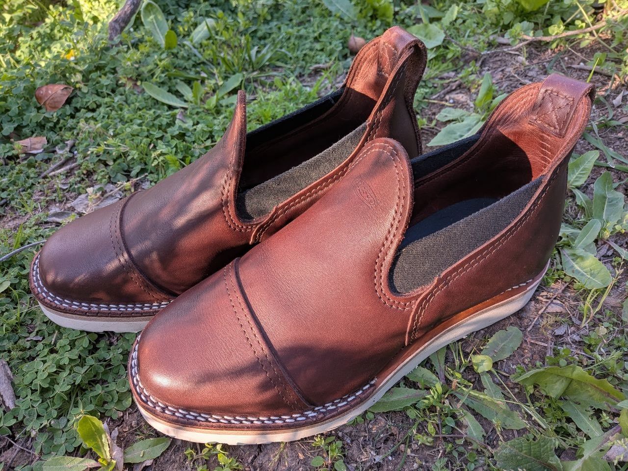 WESCO Wesco Romeo MTO Toe Cap Slip On Shoes Size US 7.5 / EU 40-41 - 3 Thumbnail