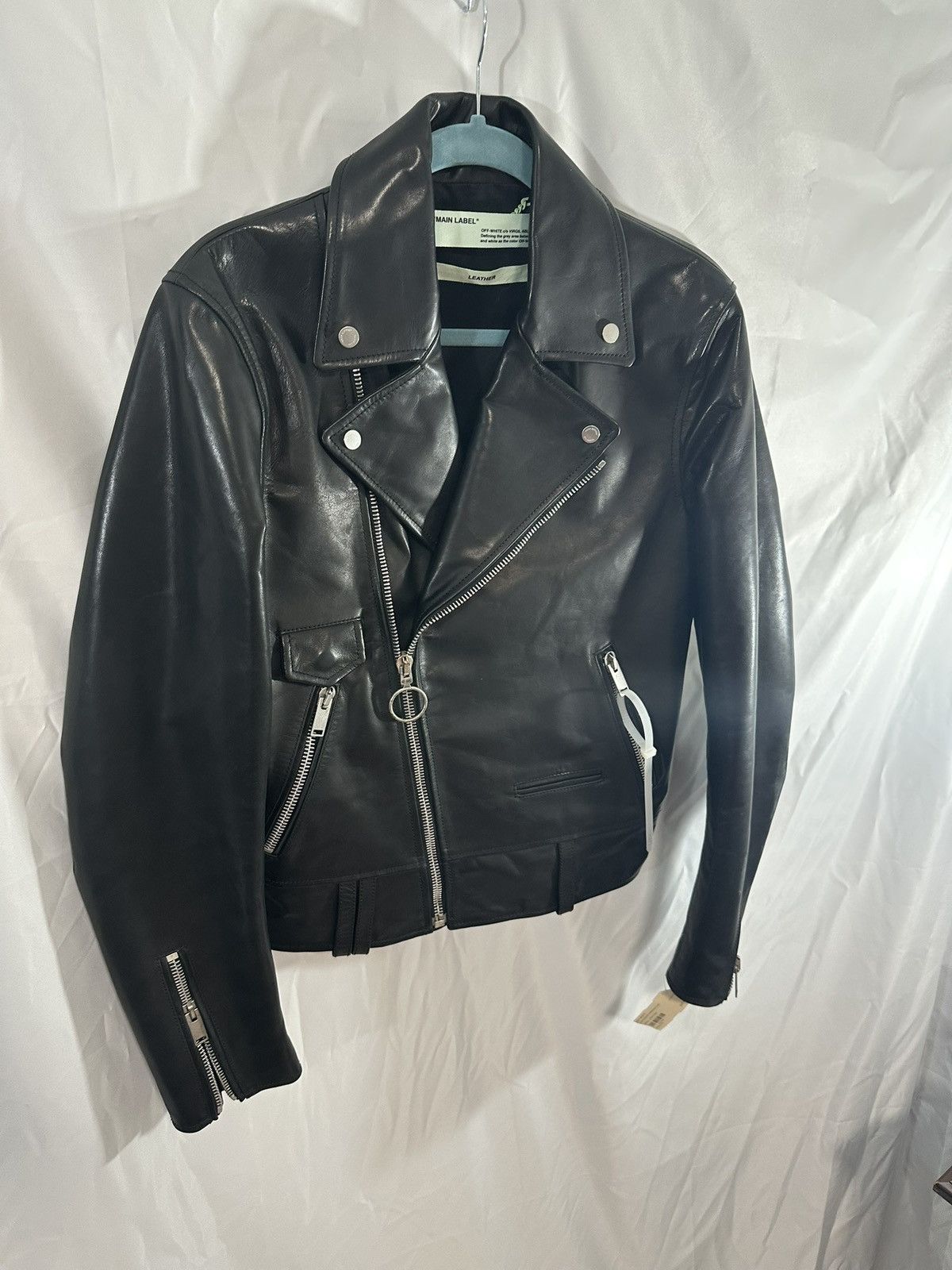 Off-White OFF WHITE LEATHER JACKET Size US S / EU 44-46 / 1 - 3 Thumbnail