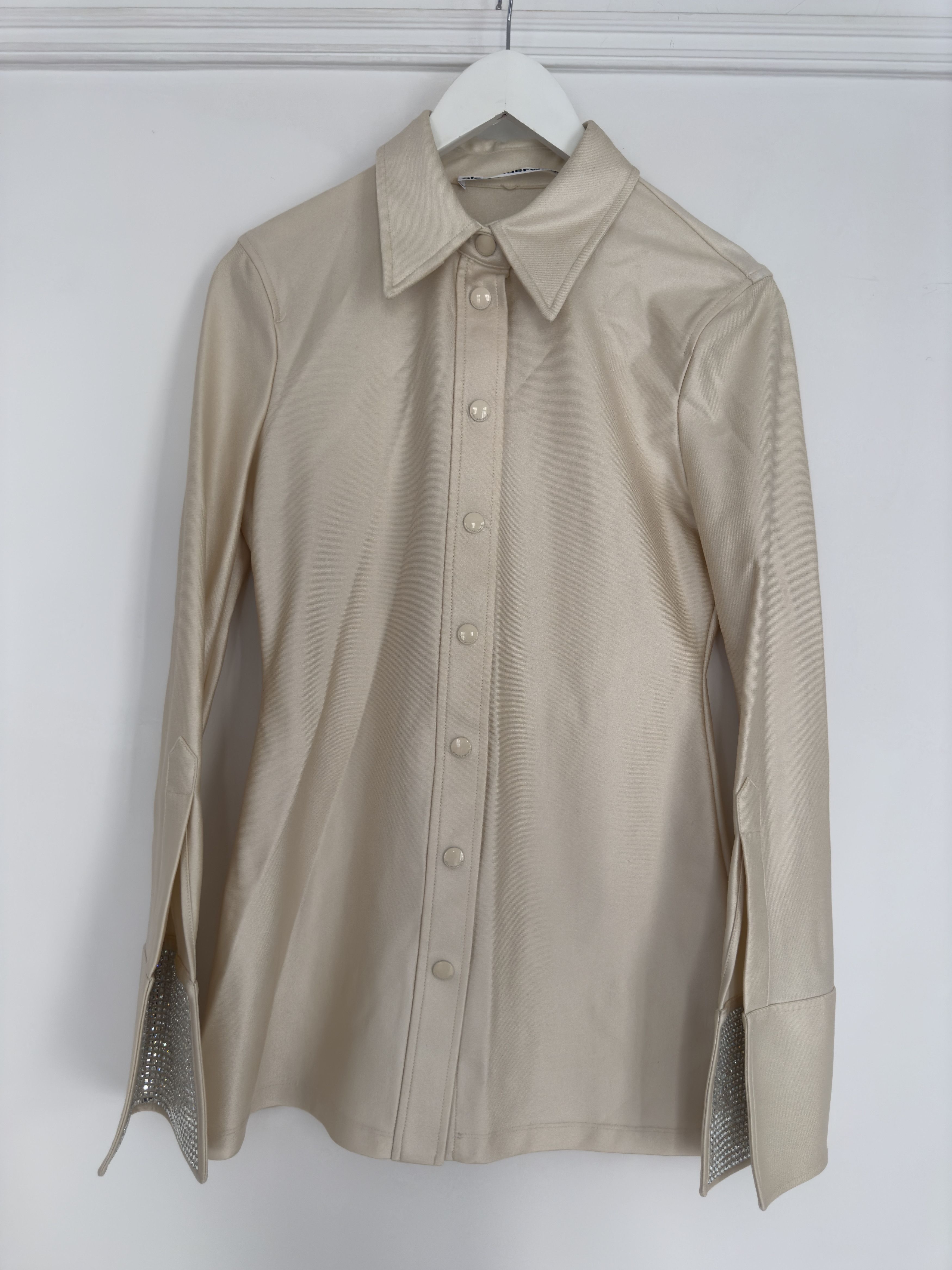 Alexander Wang Crystal-Embellished Shirt Alexander Wang Size M / US 6-8 / IT 42-44 - 2 Thumbnail