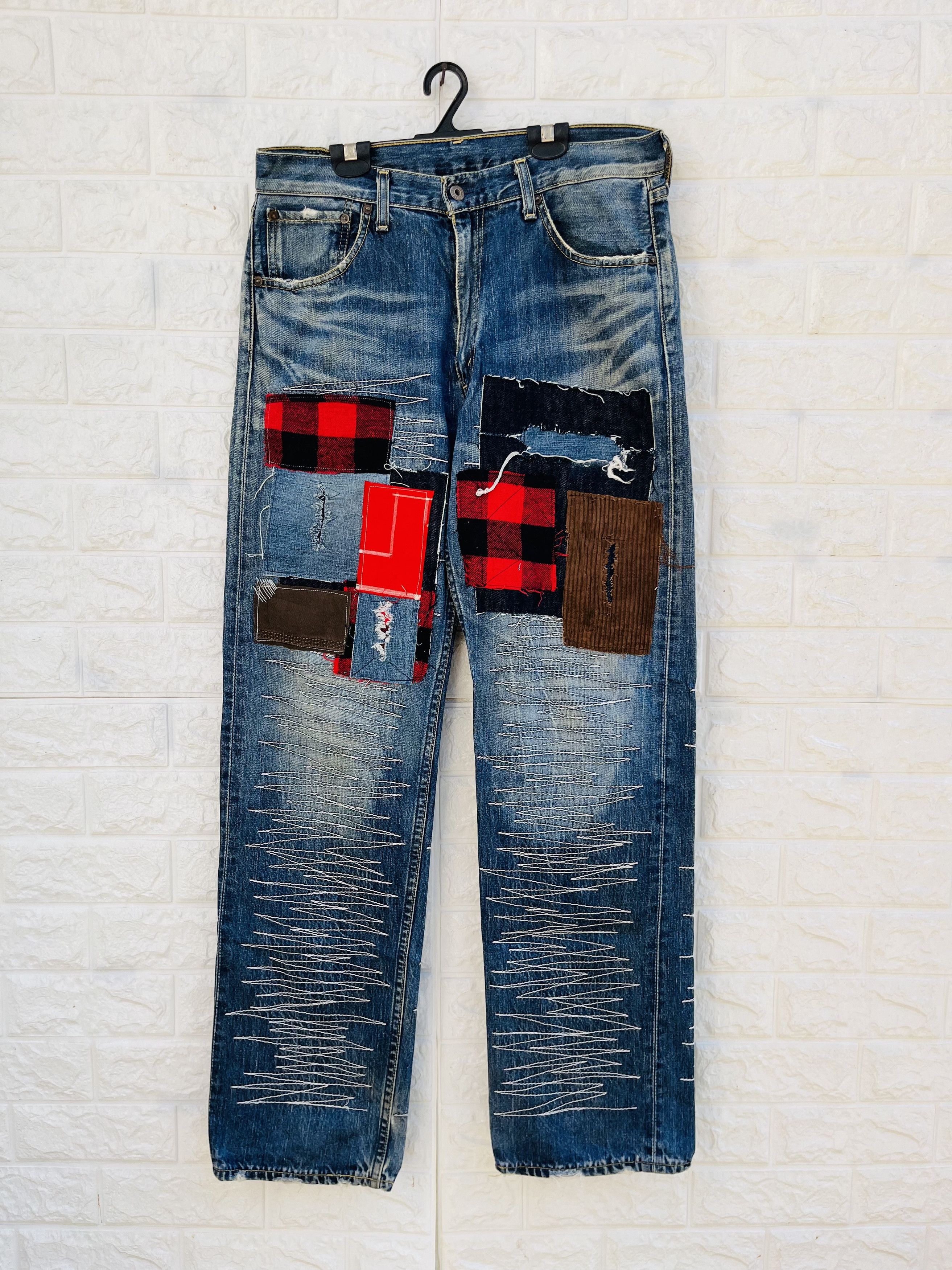 Japanese Brand Vintage 90s Levis Distressed Japan Designer Fashion Style Size US 32 / EU 48 - 1 Thumbnail