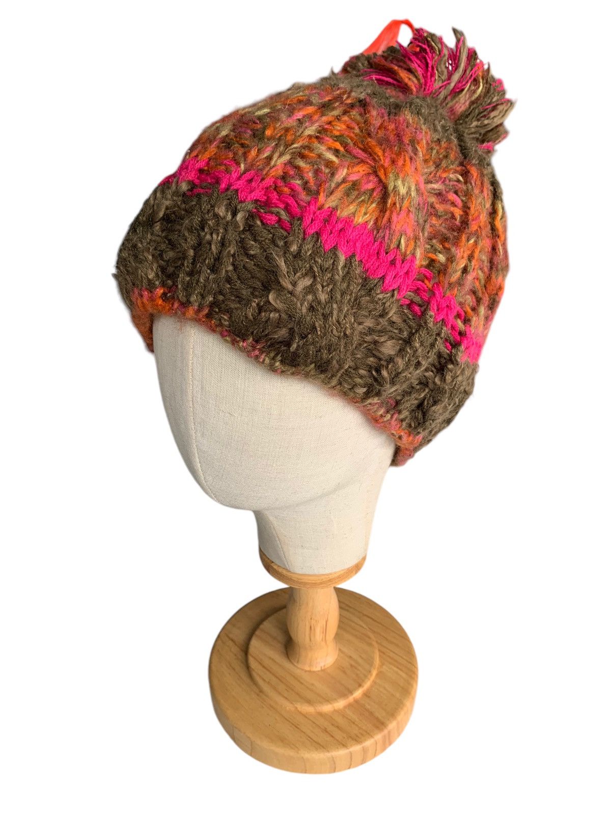 Japanese Brand × Kapital × Vintage Titicaca Multicolour Crochet Knit Beanie Hats Size ONE SIZE - 3 Thumbnail