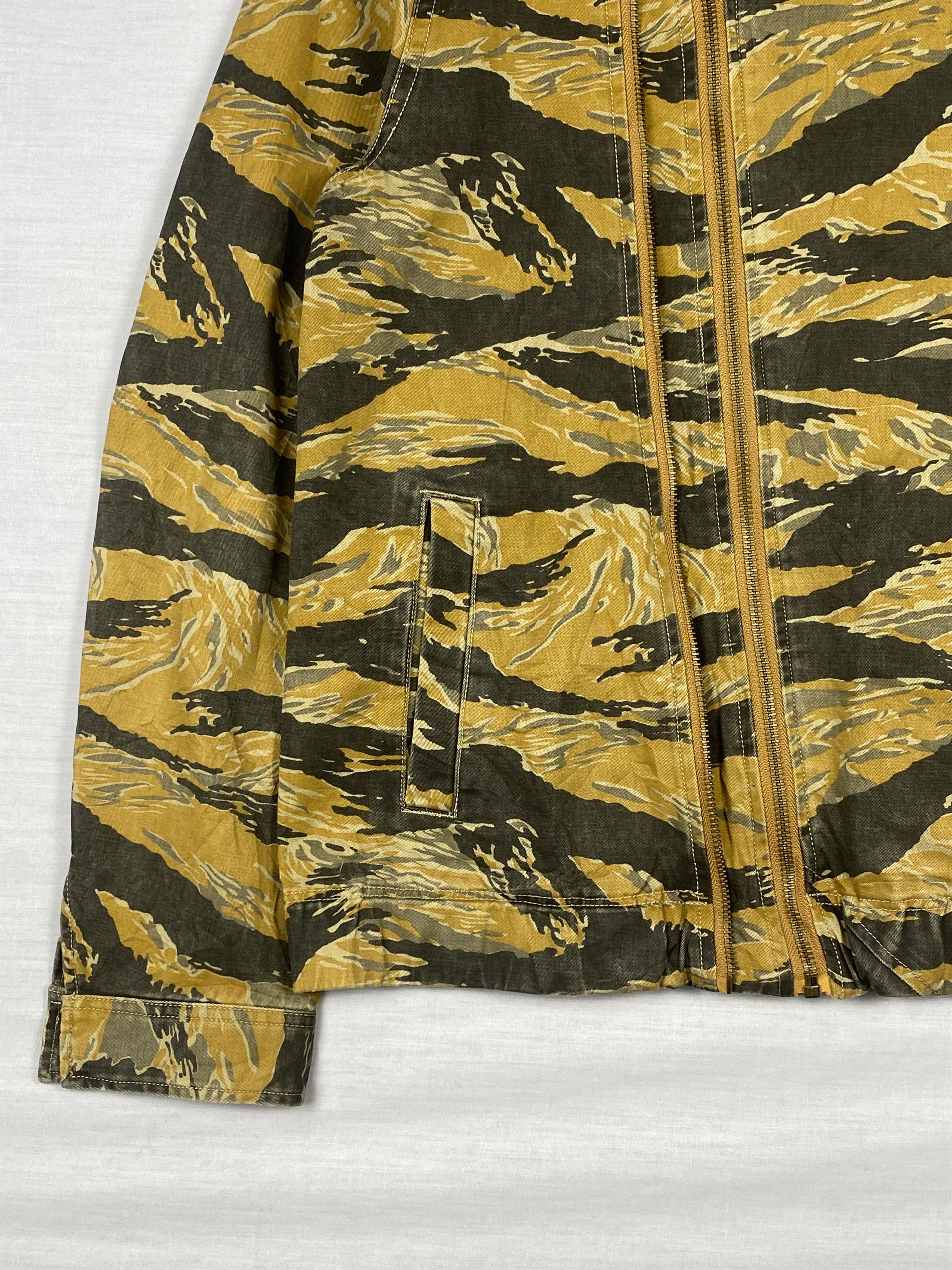Japanese Brand Vintage Yevs Camo Double Zip Up Jacket Size US M / EU 48-50 / 2 - 6 Thumbnail