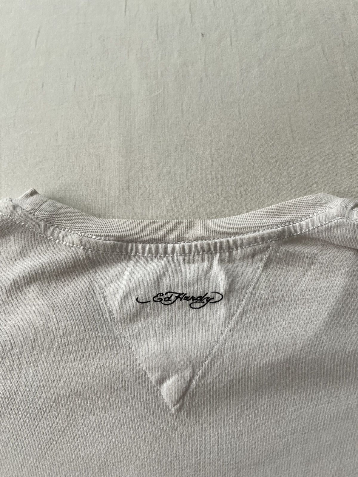 Ed Hardy Ed Hardy Christian Audigier Dragon Tattoo White T-shirt Size US XL / EU 56 / 4 - 17 Thumbnail