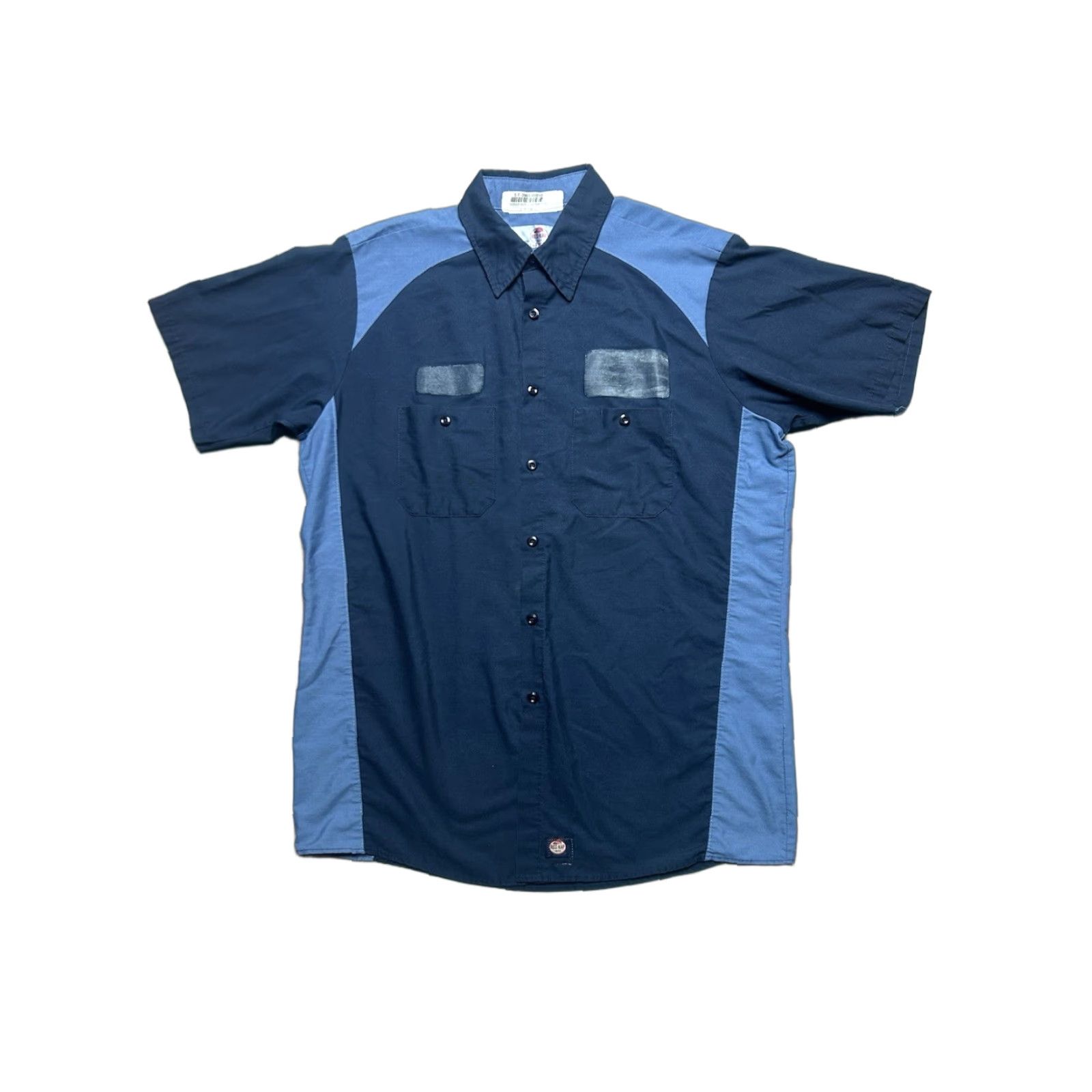 Red Kap Red Kap short sleeve button shirt 2 tone mechanic technician uniform Large Mens Shirt Size US L / EU 52-54 / 3 - 1 Thumbnail