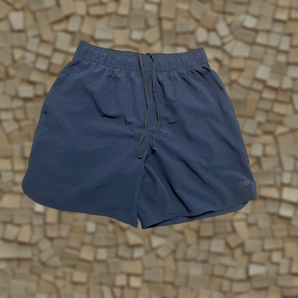 Vintage Legend Shorts, Men's Large, Blue, Tie Waist, Athletic Wear Size US 33 - 1 Thumbnail