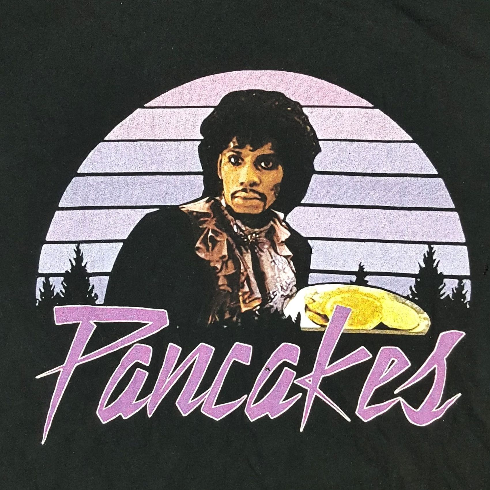 Gildan Dave Chappelle Prince Pancakes T Shirt L Mens Black Cotton Gildan Vintage 00s 90s Retro Promo Chappelle's Show Funny TV Logo Embroidered Shirt Size US L / EU 52-54 / 3 - 3 Thumbnail