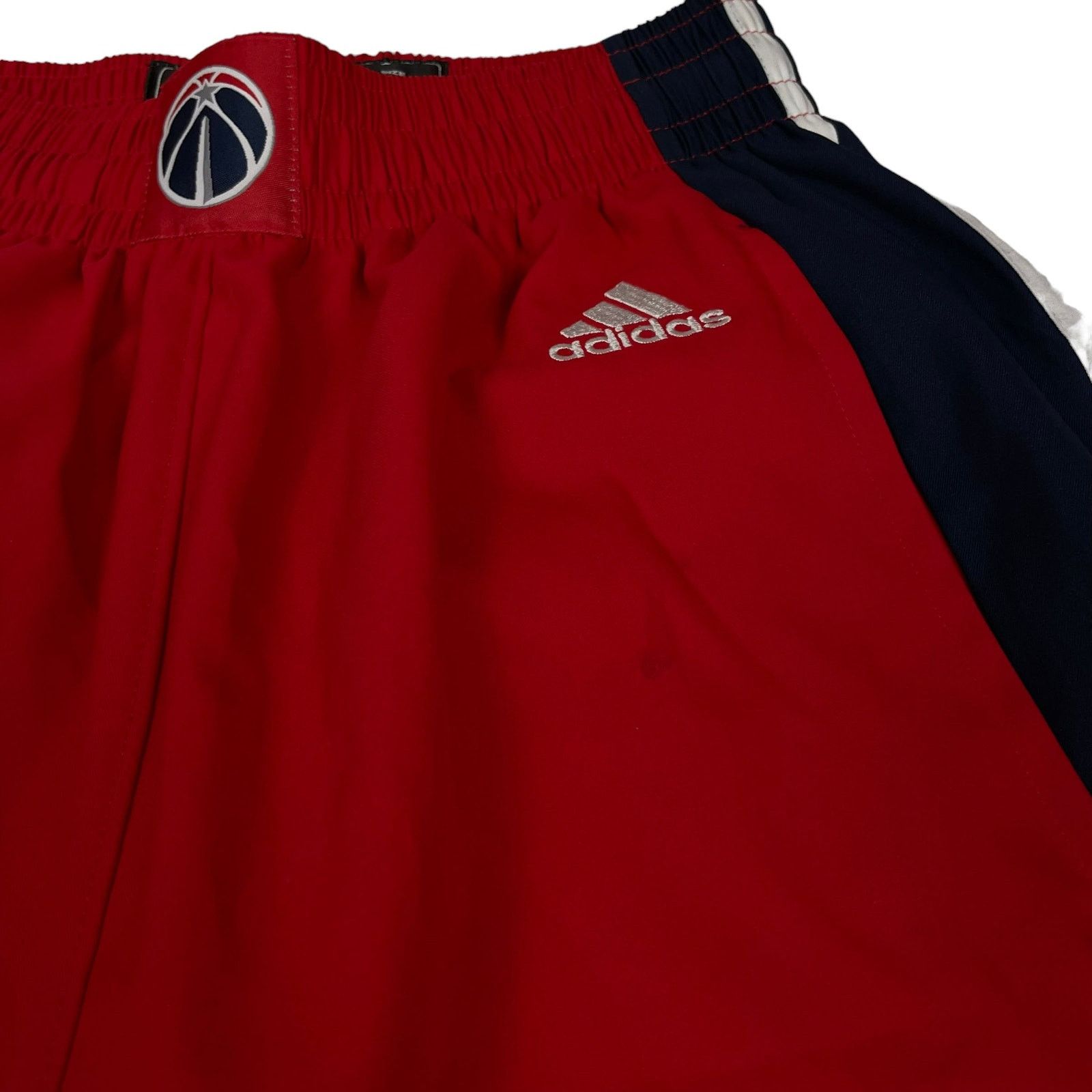 Adidas Adidas Men's Red Washington Wizards Basketball Team Shorts S Size US 30 / EU 46 - 3 Thumbnail