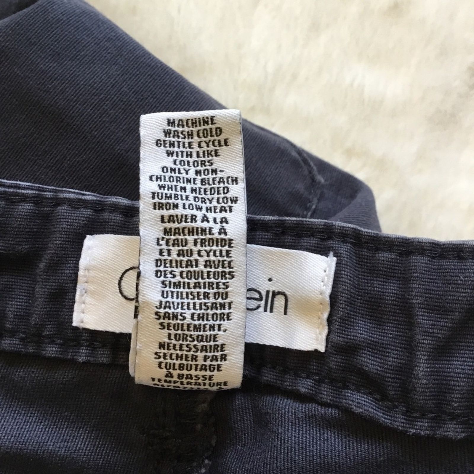 Calvin Klein Calvin Klein Black Men's Straight-Leg Flat Front Chinos Size US 30 / EU 46 - 11 Thumbnail