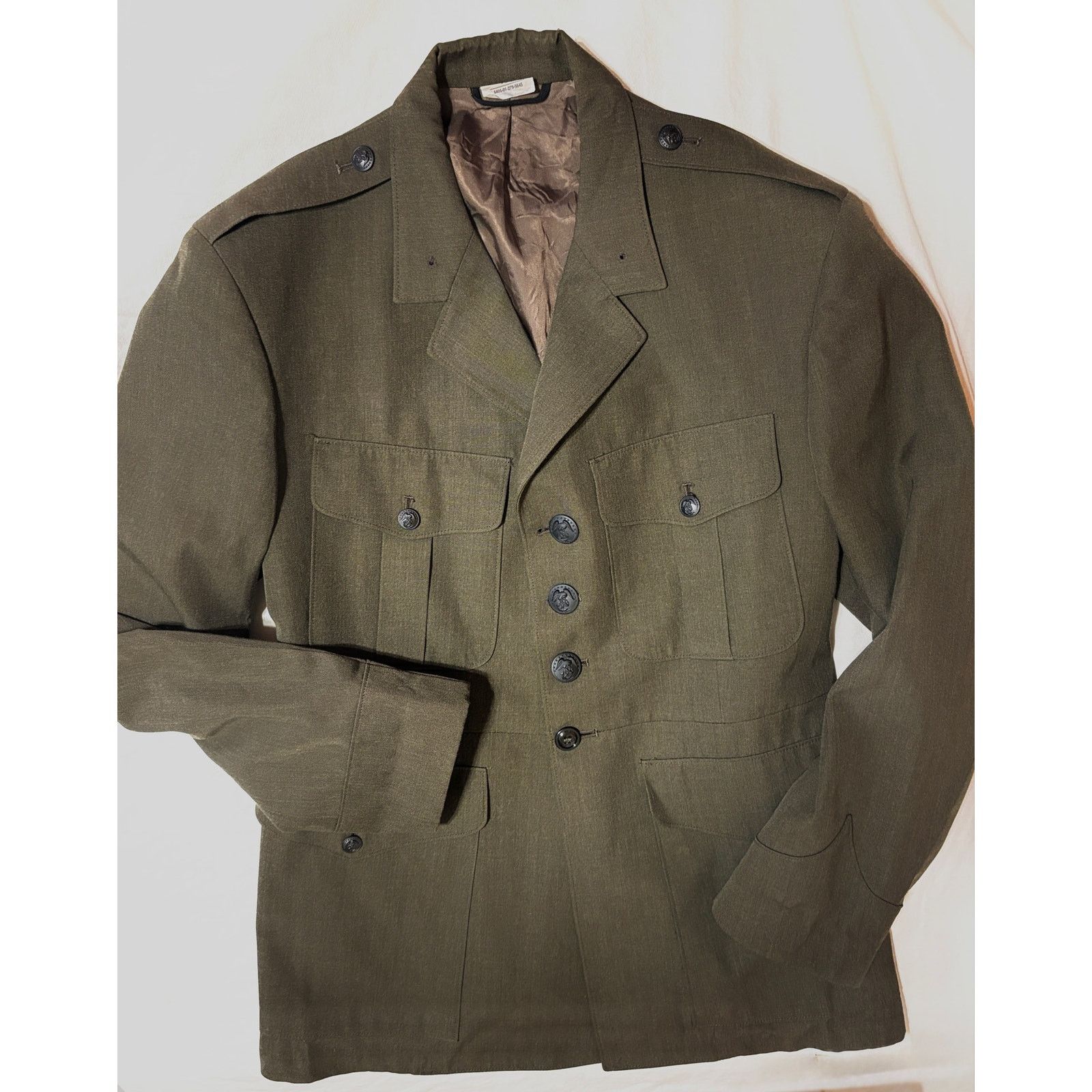 Other VTG DSCP 46S Military Crown Clothing USA Jacket NO BELT Size US S / EU 44-46 / 1 - 2 Thumbnail
