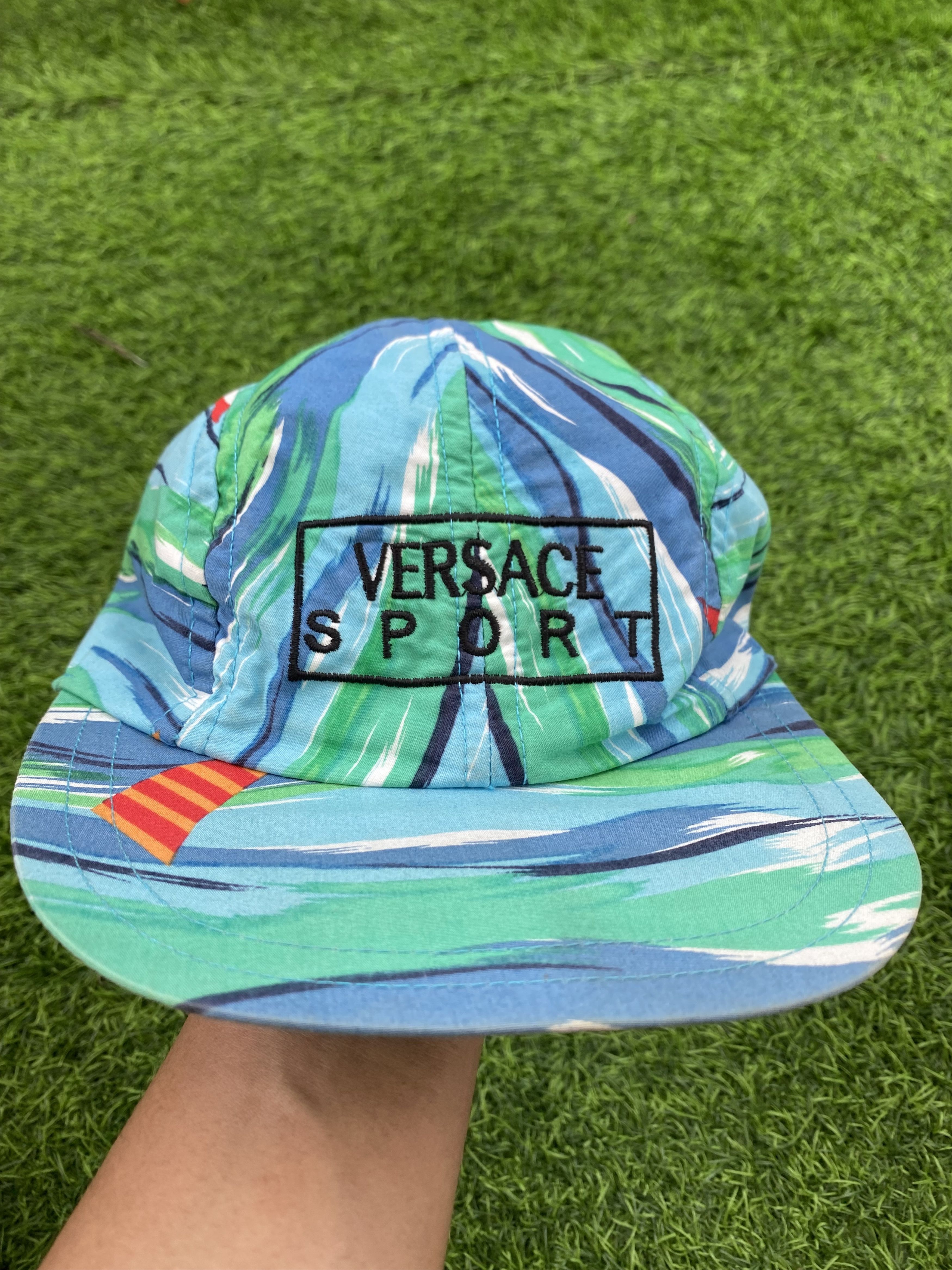 Versace × Vintage Vintage Versace Sport Caps Spellout Size ONE SIZE - 1 Thumbnail