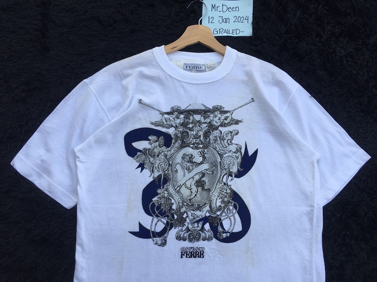 Gianfranco Ferre Rare Vintage Gianfranco Ferre Italy Tshirt Size US L / EU 52-54 / 3 - 6 Thumbnail