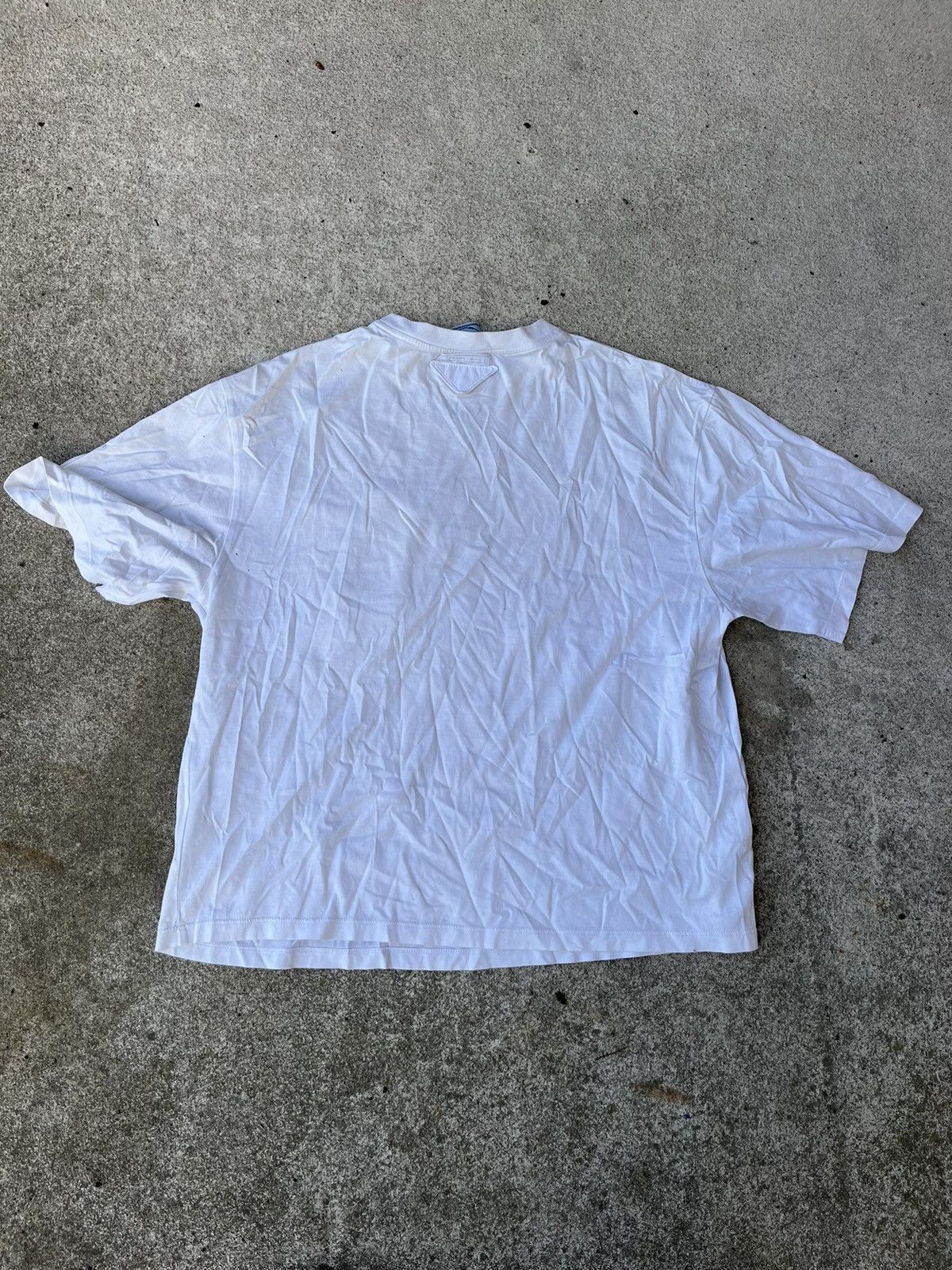 Prada Prada rubber logo T shirt Size S / US 4 / IT 40 - 2 Thumbnail