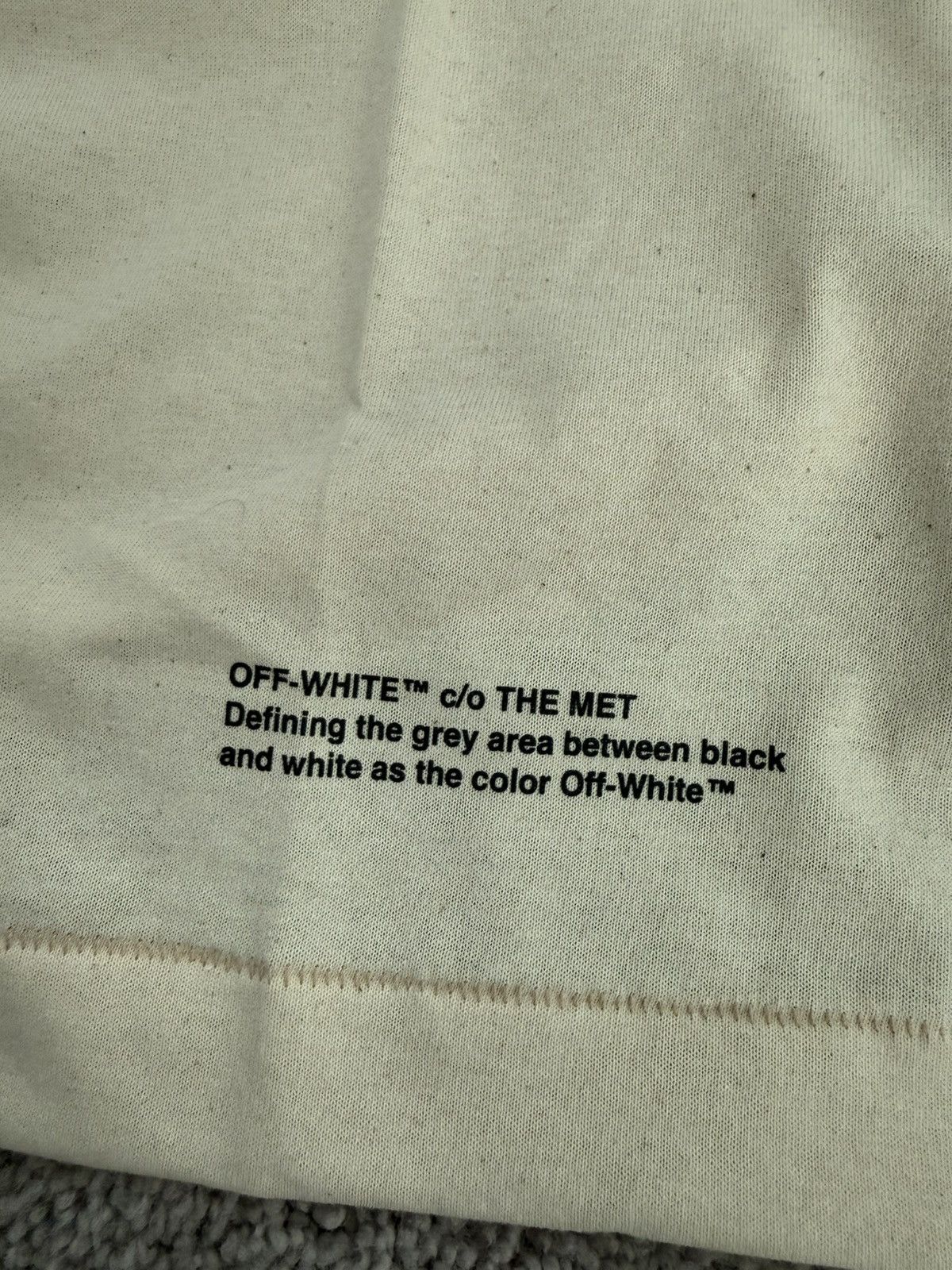 Off-White Off White x The Met Blank Canvas T Shirt Size Small New Size US S / EU 44-46 / 1 - 4 Thumbnail