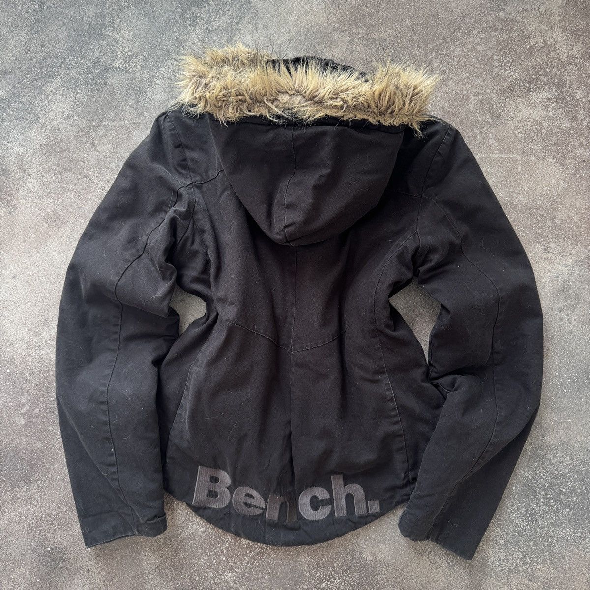 Bench Bench Y2K Vintage Gorpcore Faux Fur Winter Bomber Jacket Size L / US 10 / IT 46 - 8 Thumbnail