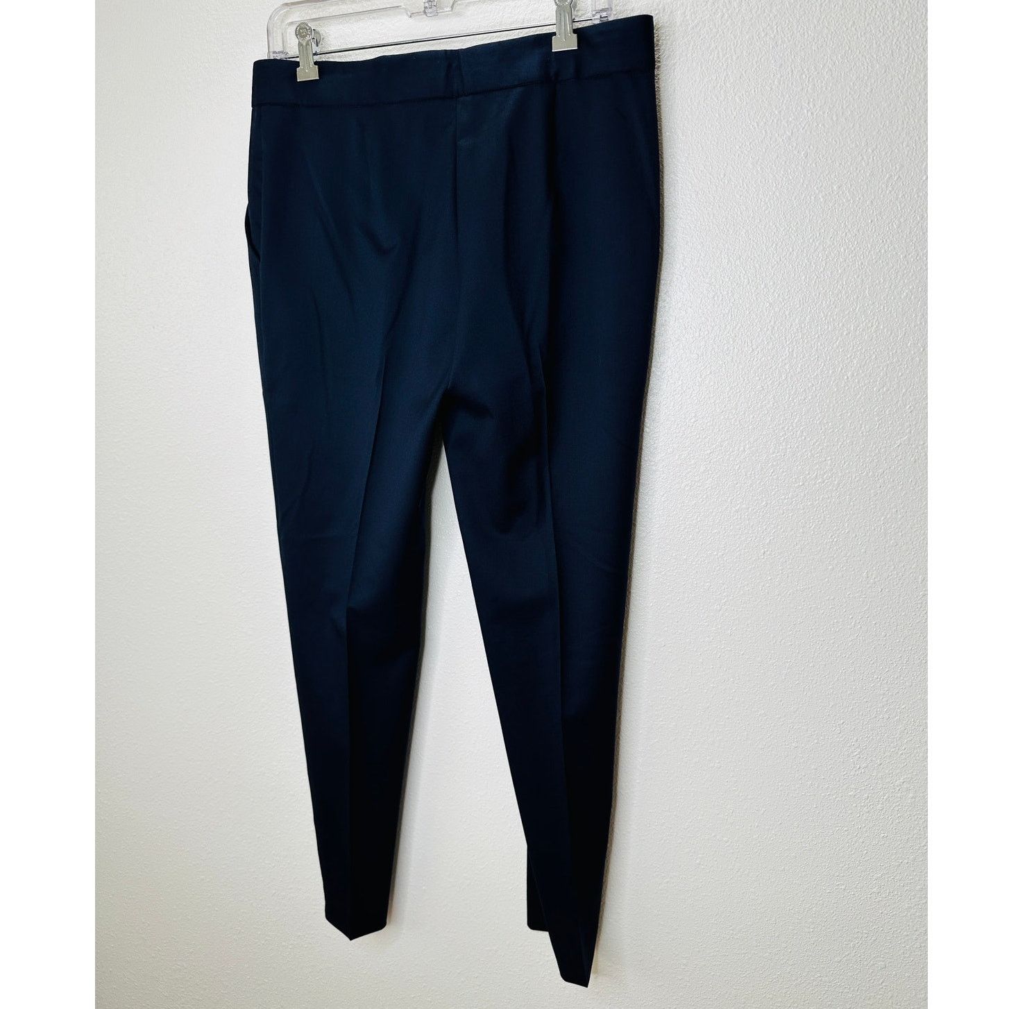 Stella McCartney Stella McCartney Navy Vivian Tapered Zip Ankle Pant 42/ M Size 30" / US 8 / IT 44 - 7 Thumbnail