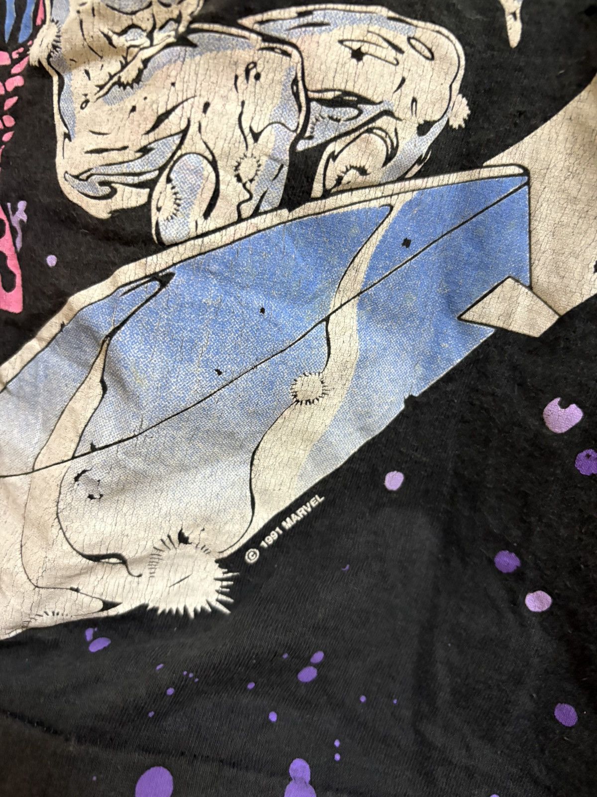 Marvel Comics Vintage 90s Rare Marvel Galactus Vs Silver Surfer AOP Tee Size US L / EU 52-54 / 3 - 5 Thumbnail