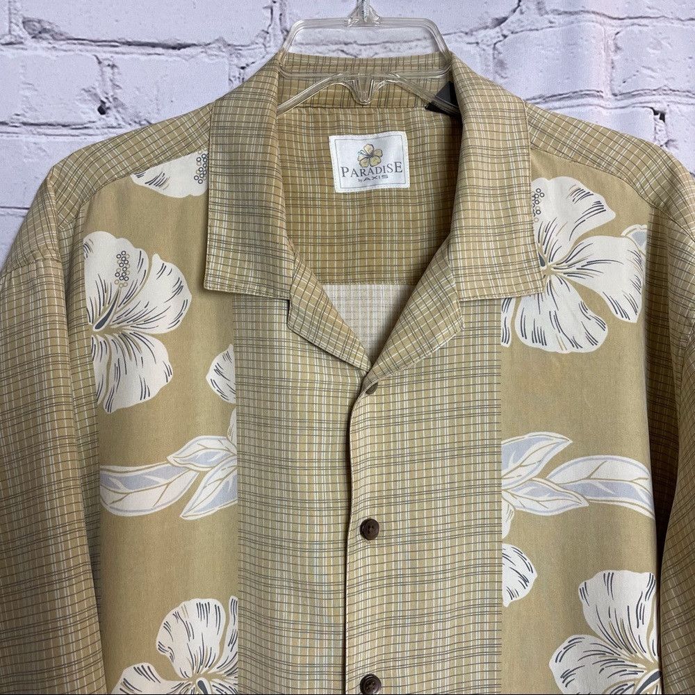 Other Paradise by Axis 100% Silk Shirt Size L Size US L / EU 52-54 / 3 - 3 Thumbnail