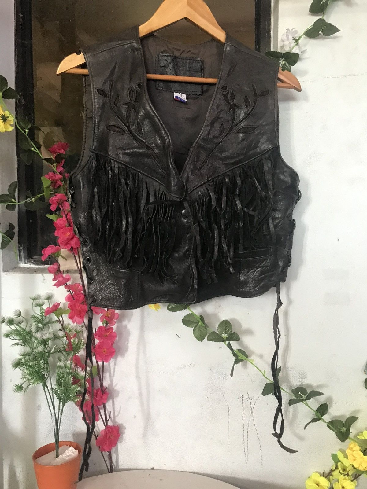 Branded Leather × Leather × Vintage Vintage 80s Branded Leather For Rider Jacket Size S / US 4 / IT 40 - 1 Thumbnail