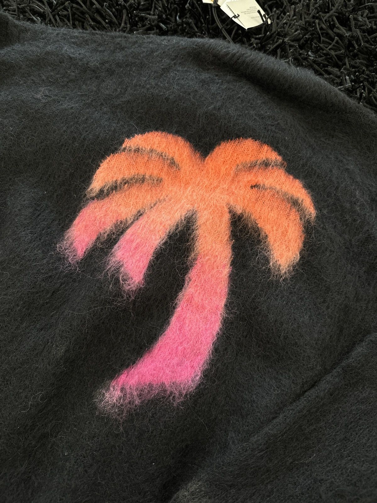 Palm Angels Palm Angels Intarsia Mohair Size US L / EU 52-54 / 3 - 2 Thumbnail