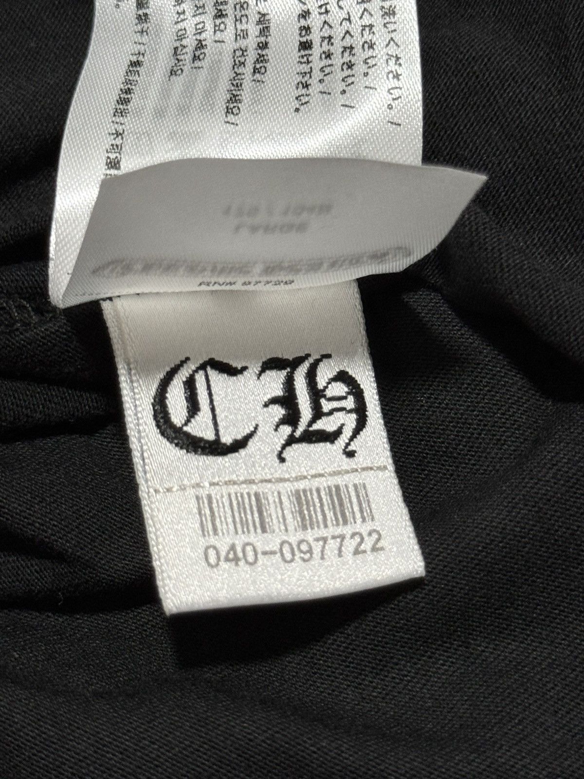 Chrome Hearts Chrome Hearts Long Sleeve Neck Logo Tee Size US L / EU 52-54 / 3 - 10 Thumbnail