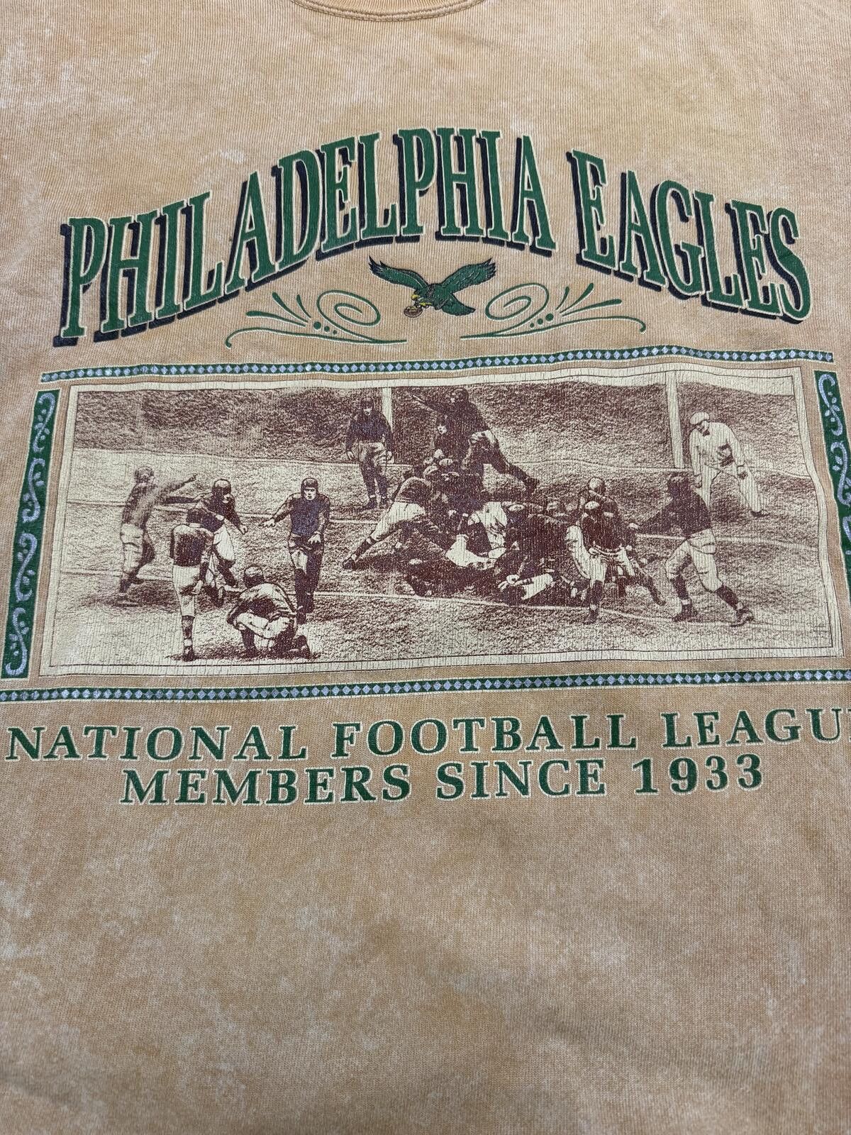 Nutmeg Vtg 90s Philadelphia Eagles Nutmeg Sweatshirt Size US XL / EU 56 / 4 - 3 Thumbnail