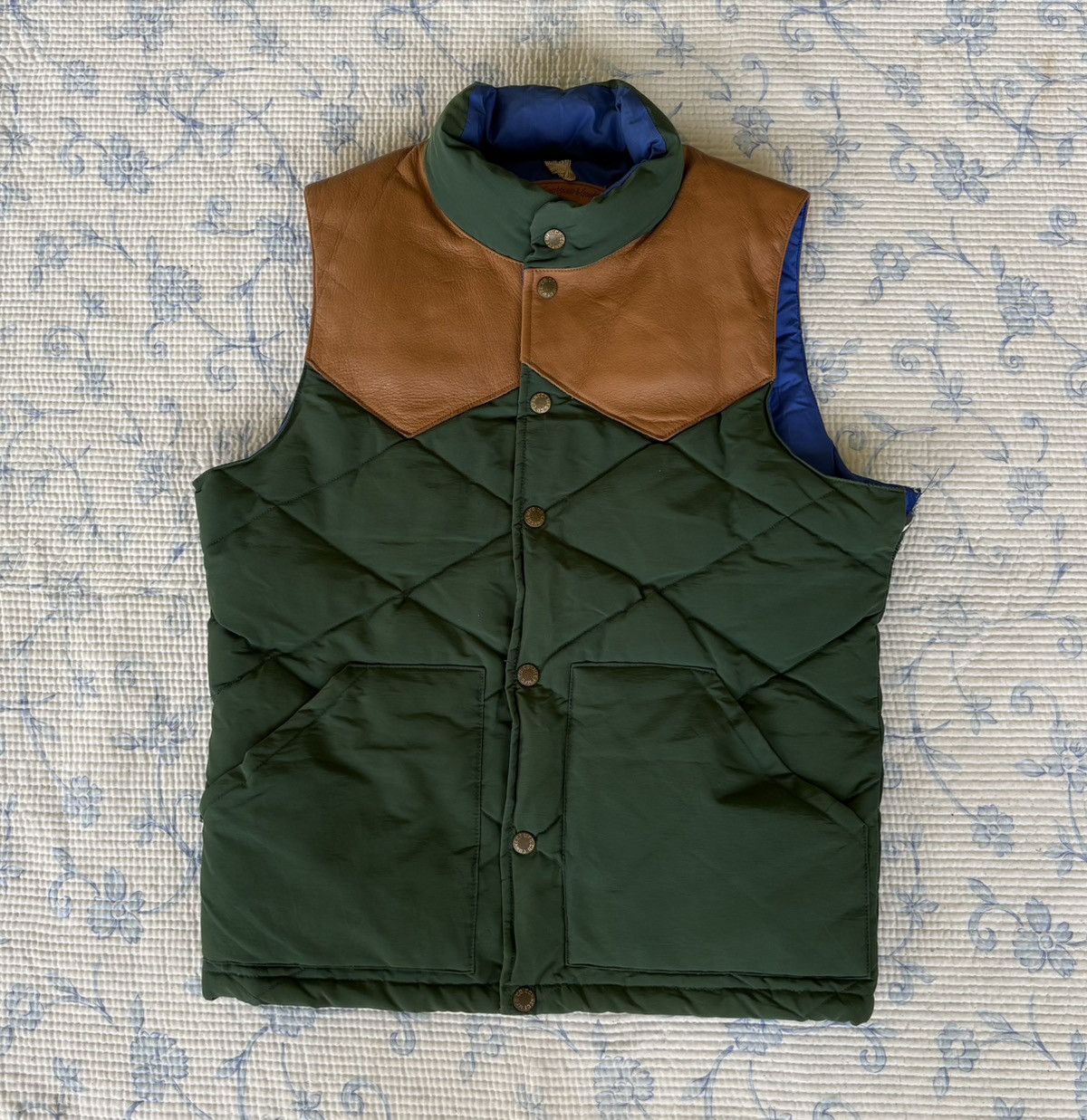 Pherrow's Pherrow’s Quilted Puffer Leather Vest Size US S / EU 44-46 / 1 - 1 Thumbnail