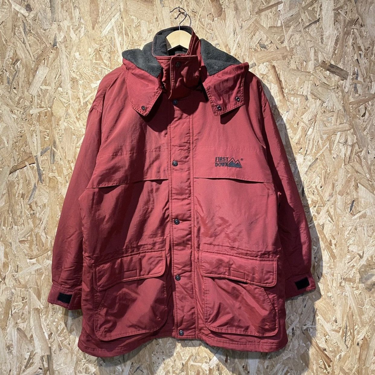 Japanese Brand Vintage First Down USA Outdoor Parka Expedition Jackets Size US XXL / EU 58 / 5 - 1 Thumbnail