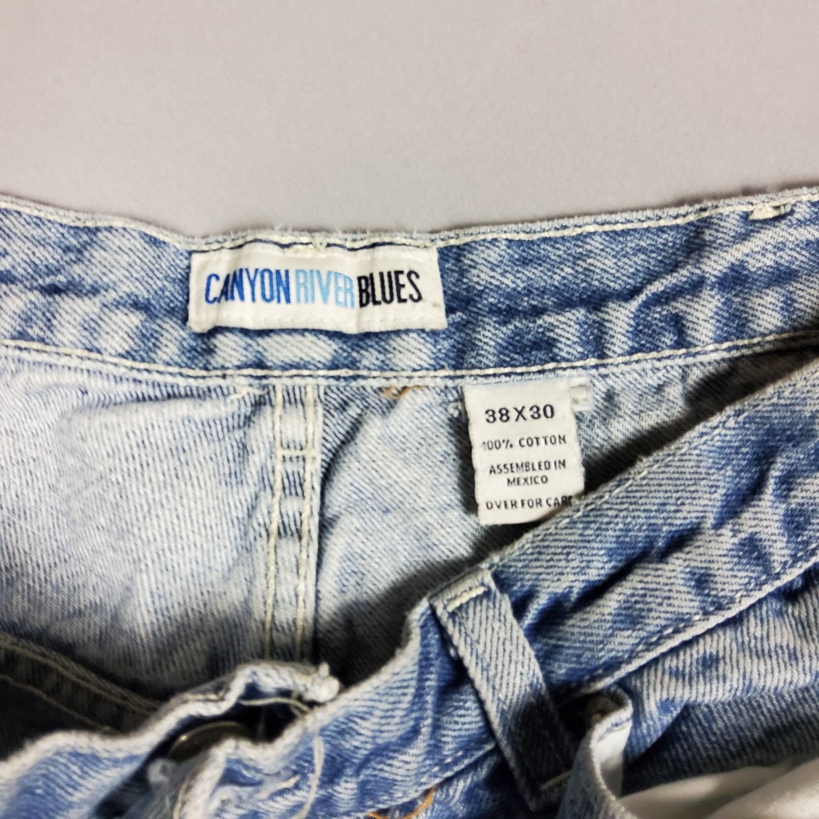 Other Vintage Canyon River Blue Carpenter Men's Jeans Size 38x30 L Size US 38 / EU 54 - 3 Thumbnail
