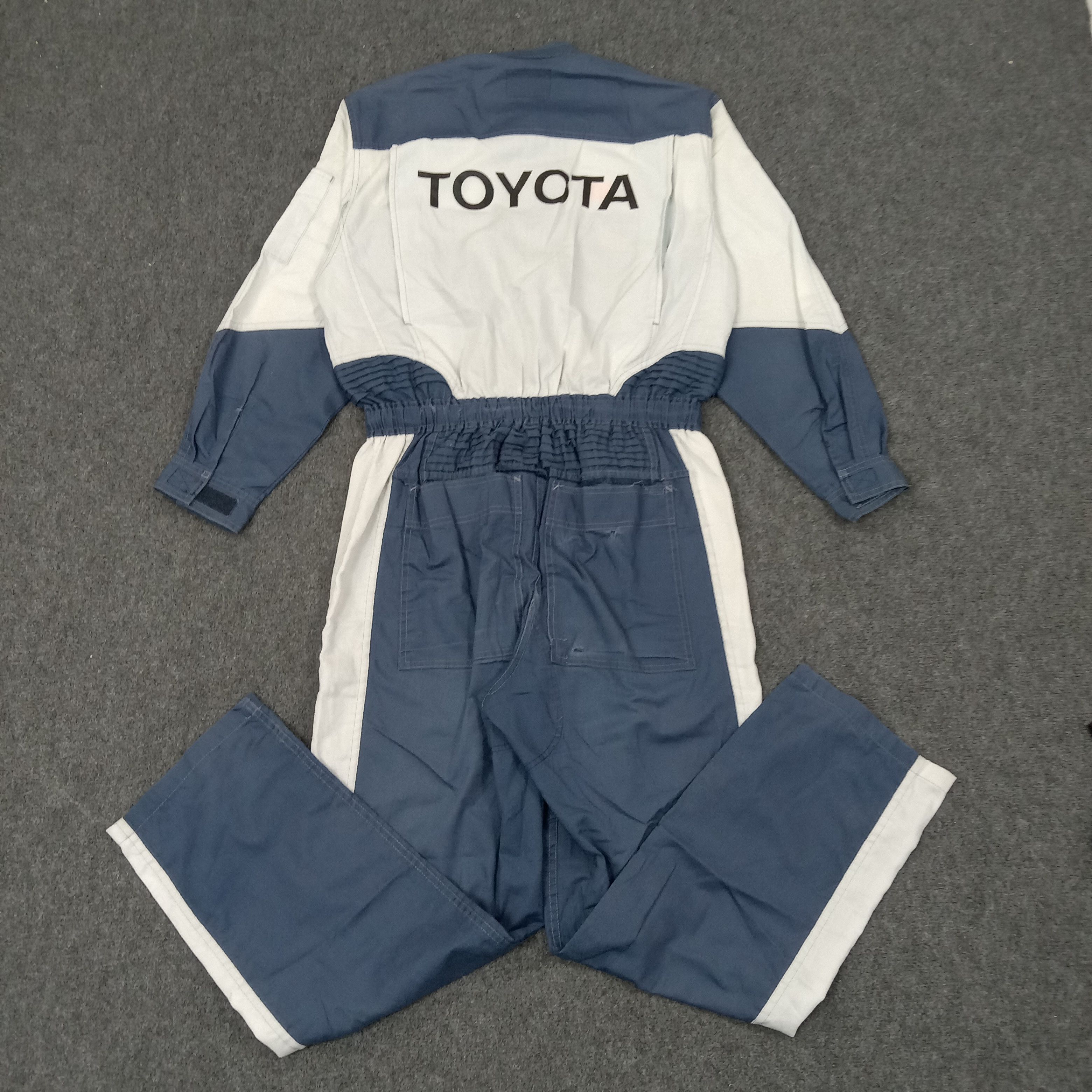 Japanese Brand × Vintage Toyota Tecno Japanese Racing Coverall Jacket Size US M / EU 48-50 / 2 - 1 Thumbnail