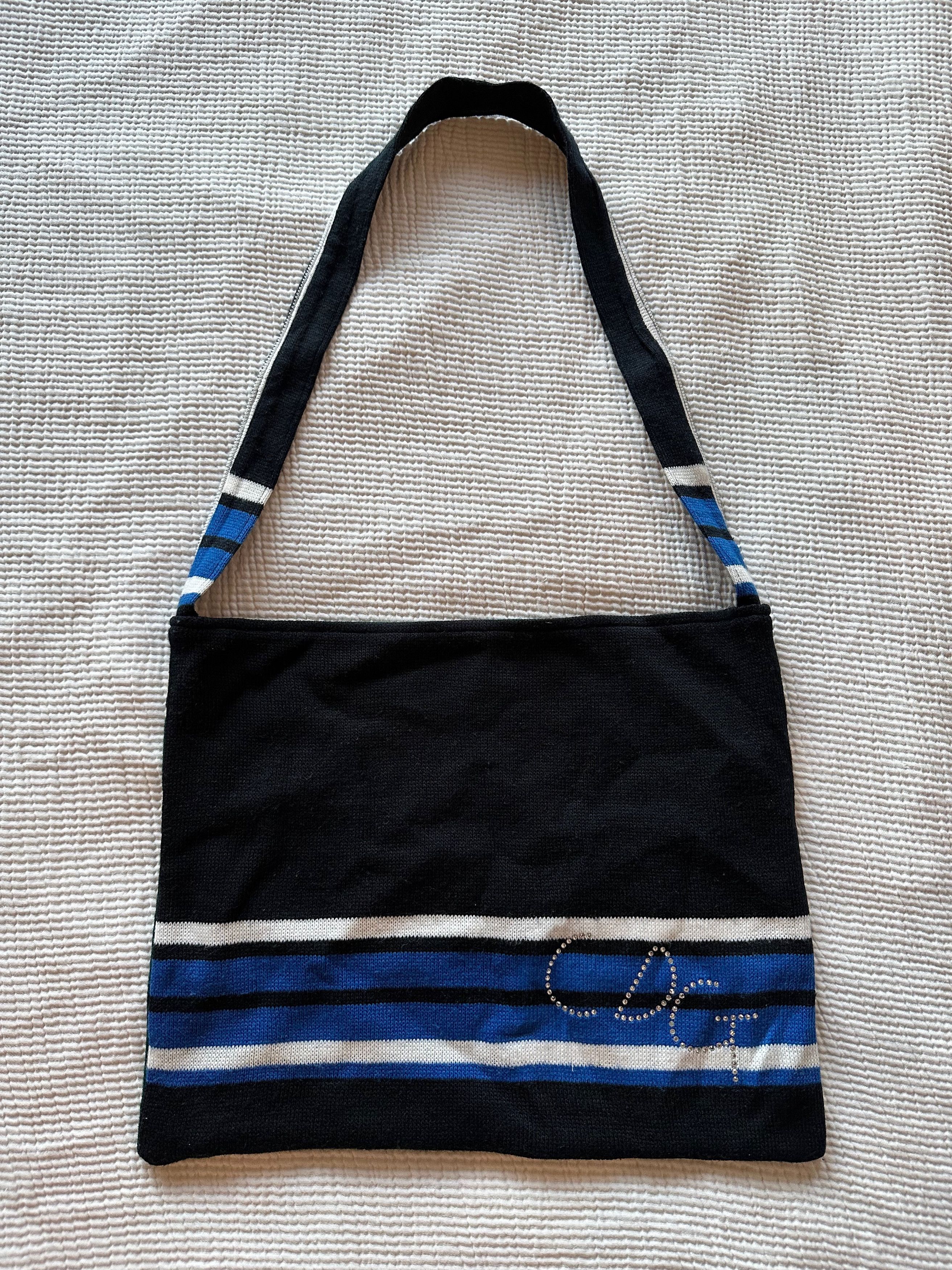 Comme des Garcons × Swarovski Knitted Tote Bag with Swarovski 'CDG' Logo Size ONE SIZE - 1 Thumbnail