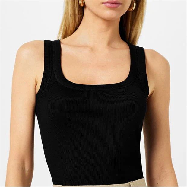 Jacquemus o1g2r1mq1024 Tank Top in Black Size M / US 6-8 / IT 42-44 - 3 Thumbnail