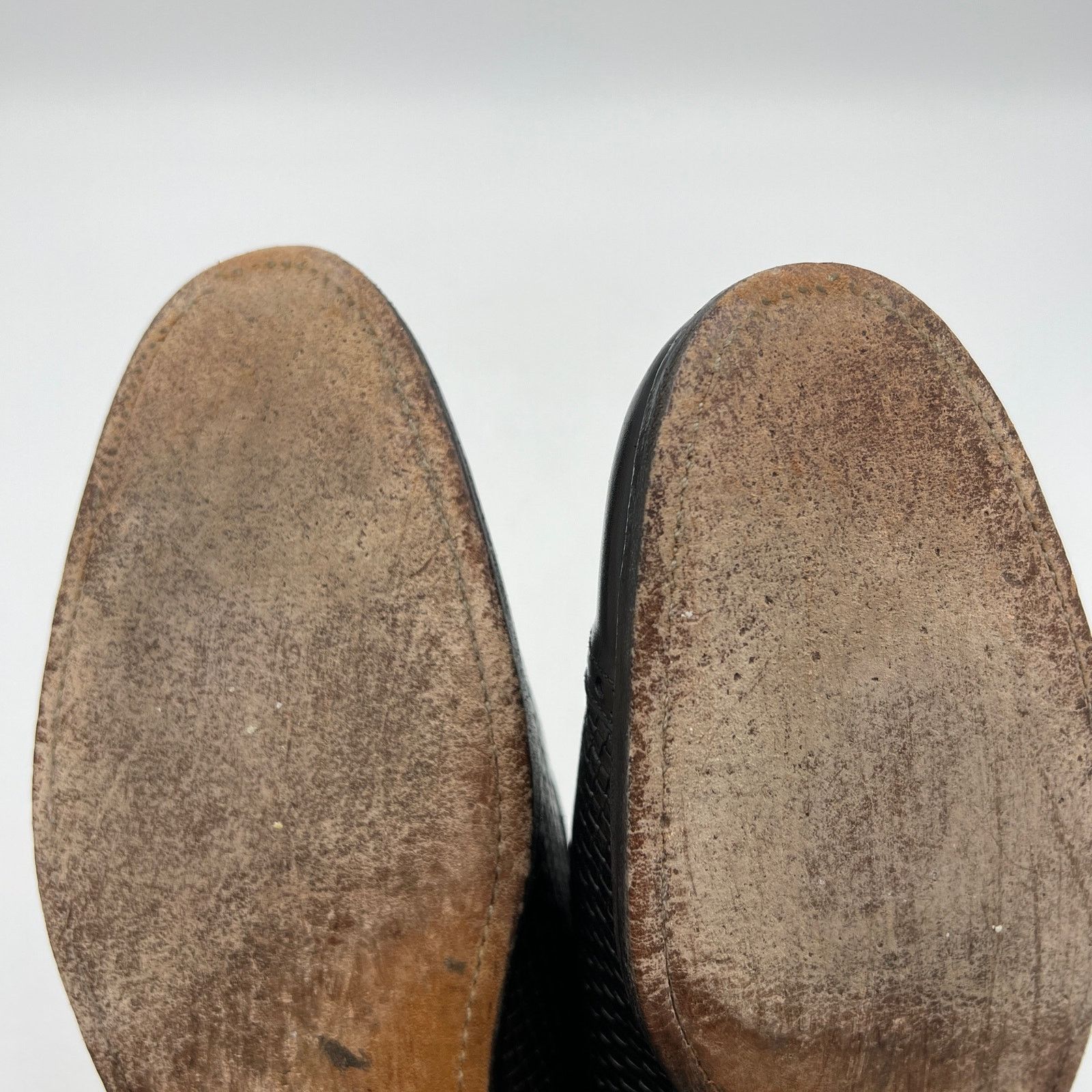 Paul Stuart Paul Stuart's Choice Oxford Dress Shoes Black Leather Size US 9.5 / EU 42-43 - 6 Thumbnail