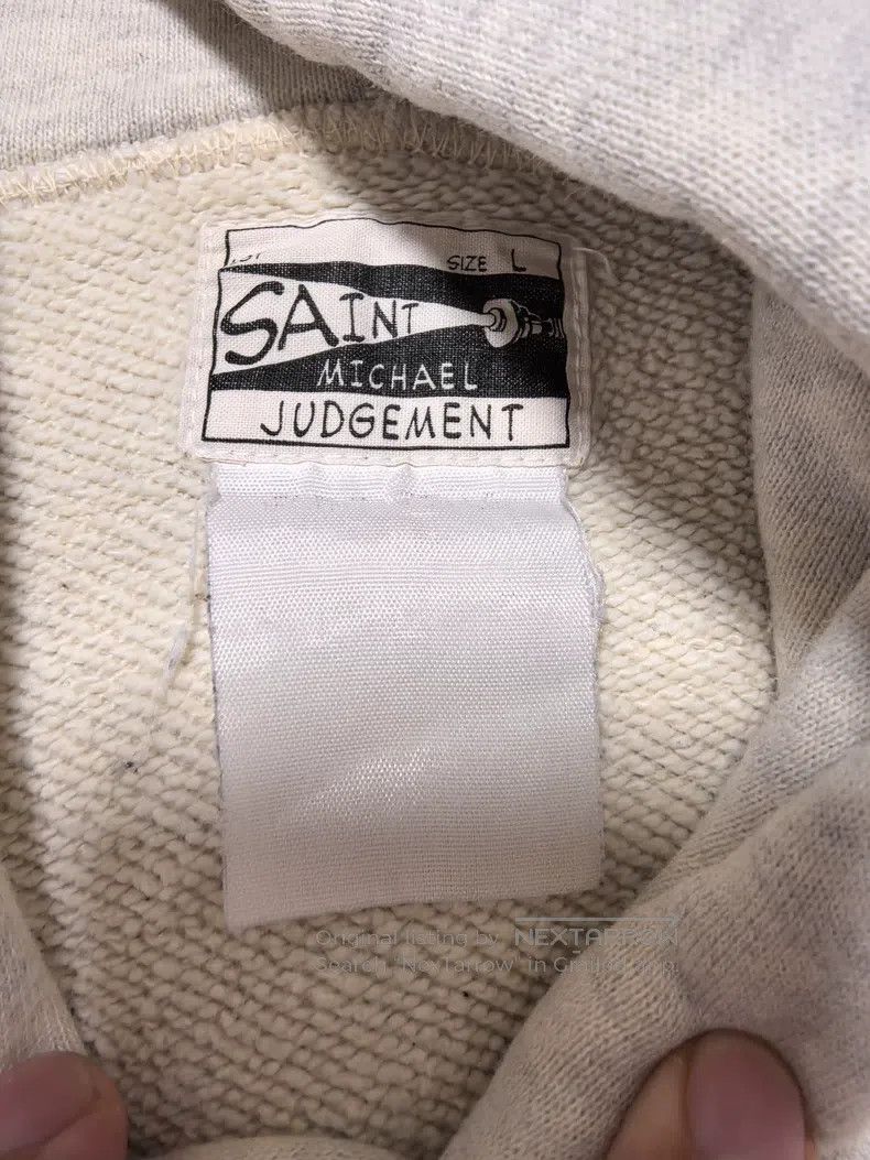 Saint Michael Saint Michael Vintage washed old graffiti hooded sweatshir Size US L / EU 52-54 / 3 - 6 Thumbnail