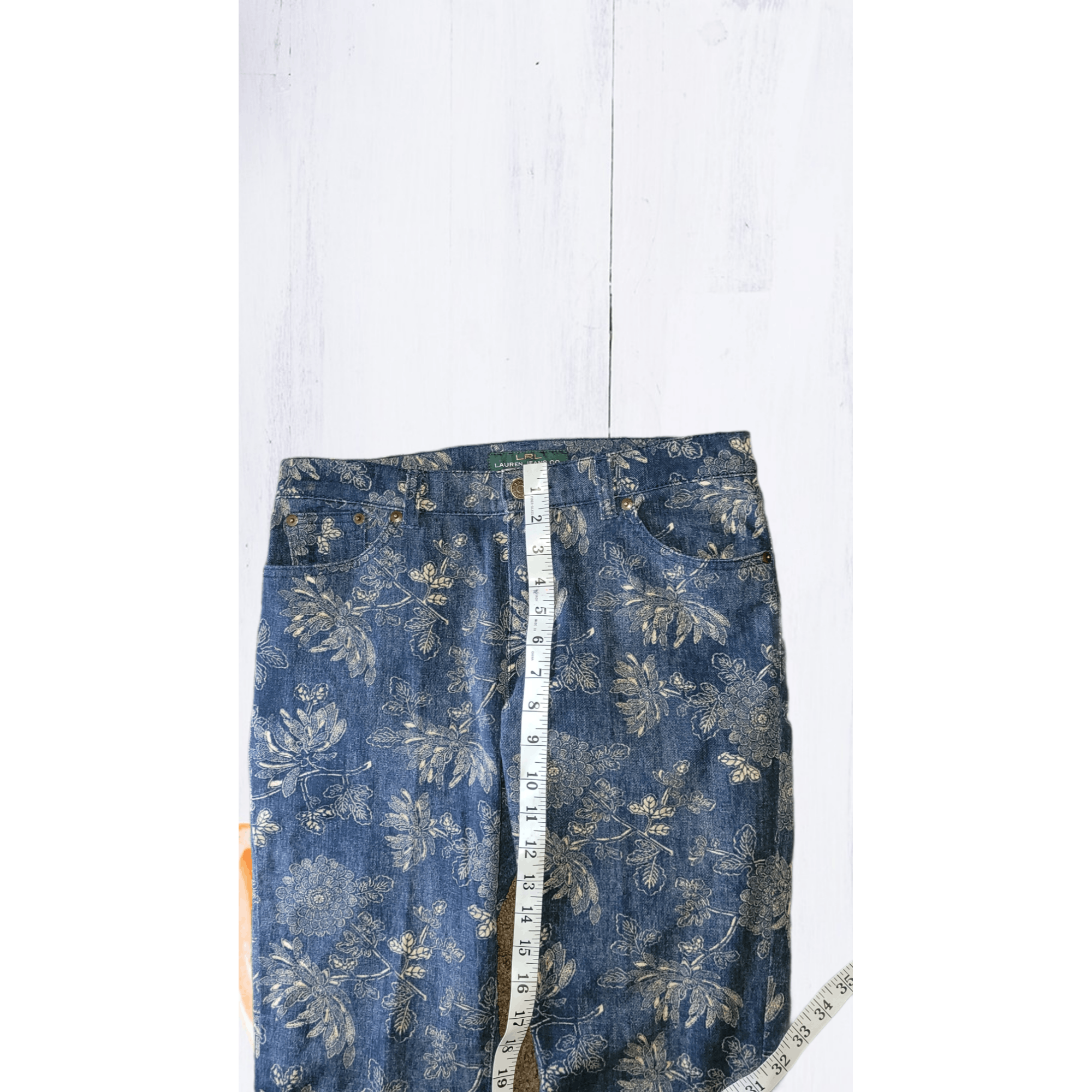 Lauren Ralph Lauren Lauren Ralph Lauren Jeans Women Sz 4 Floral Skinny Leg Boho Size 27" / US 4 / IT 40 - 5 Thumbnail