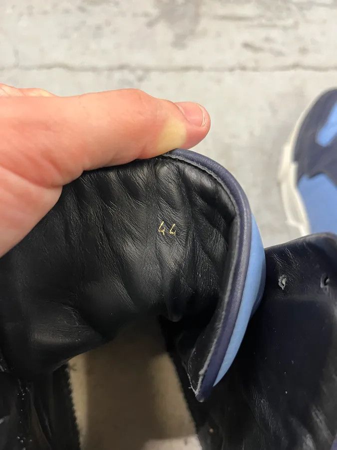 Givenchy Givenchy Navy Blue Leather High-Top Sneaker Boots Size US 11 / EU 44 - 6 Thumbnail