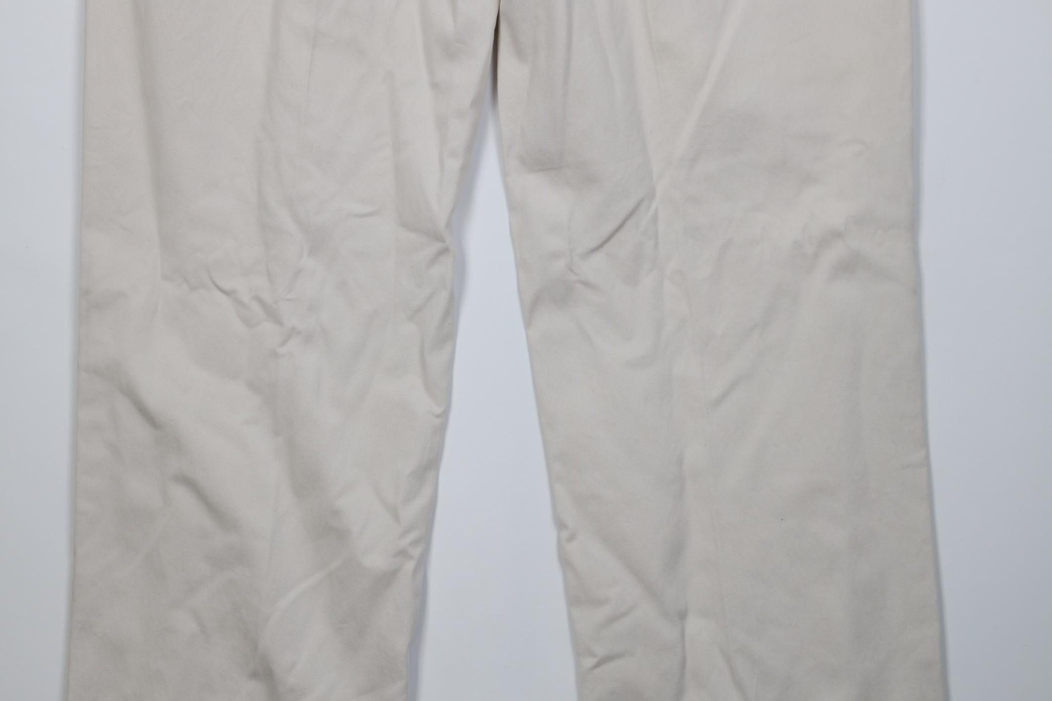 Polo Ralph Lauren Vintage 90s Ralph Lauren Wide Leg Chino Pants Stone Cotton Size US 38 / EU 54 - 14 Thumbnail