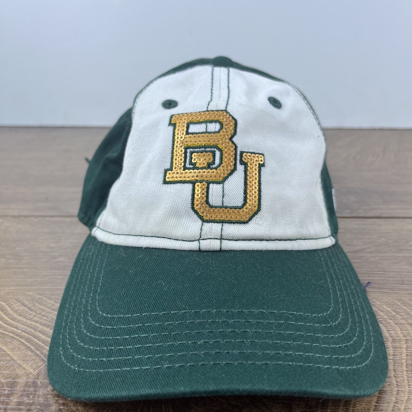 New Era Baylor Bears Hat Baylor New Era 9Twenty White Adjustable Hat Size ONE SIZE - 3 Thumbnail