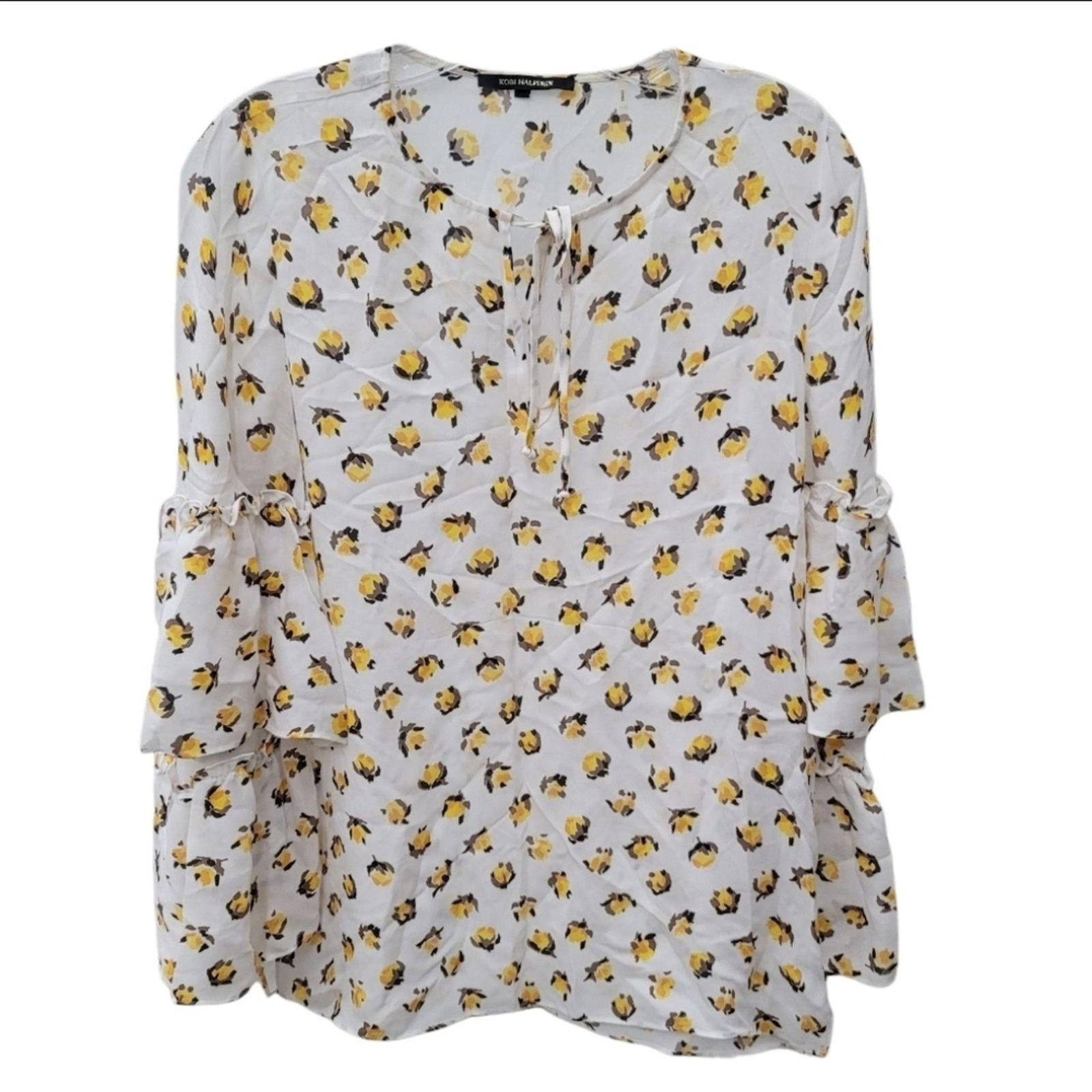 KOBI HALPERIN EUC Kobi Halperin Savanna Silk Blouse Size XS / US 0-2 / IT 36-38 - 3 Thumbnail