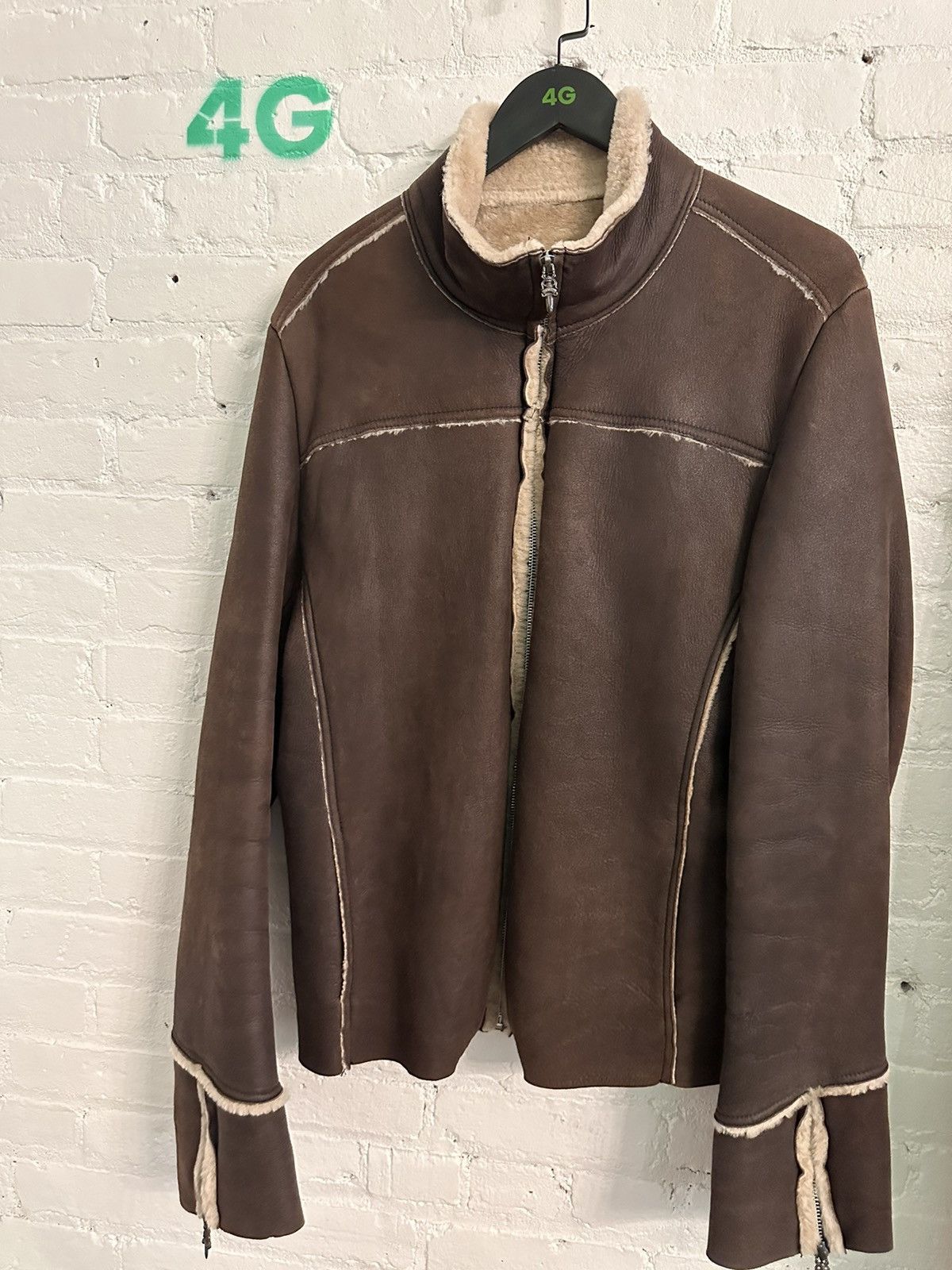 Chrome Hearts CHROME HEARTS FULL SUEDE & SHEARLING JACKET L/XL Size US L / EU 52-54 / 3 - 4 Thumbnail